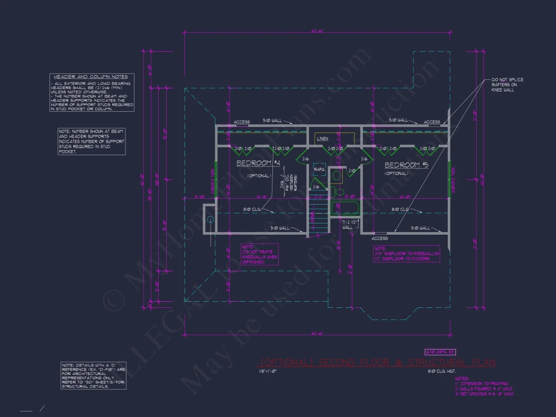 Beautiful 2-Story house Plan with CAD Designs and Blueprint