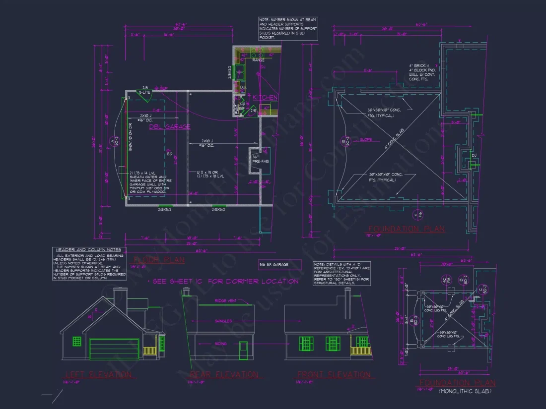 Beautiful 2-Story house Plan with CAD Designs and Blueprint