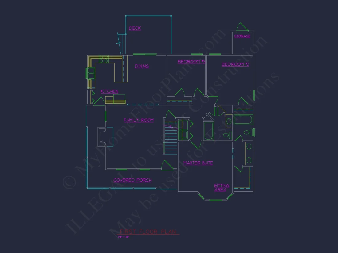 Beautiful 2-Story house Plan with CAD Designs and Blueprint