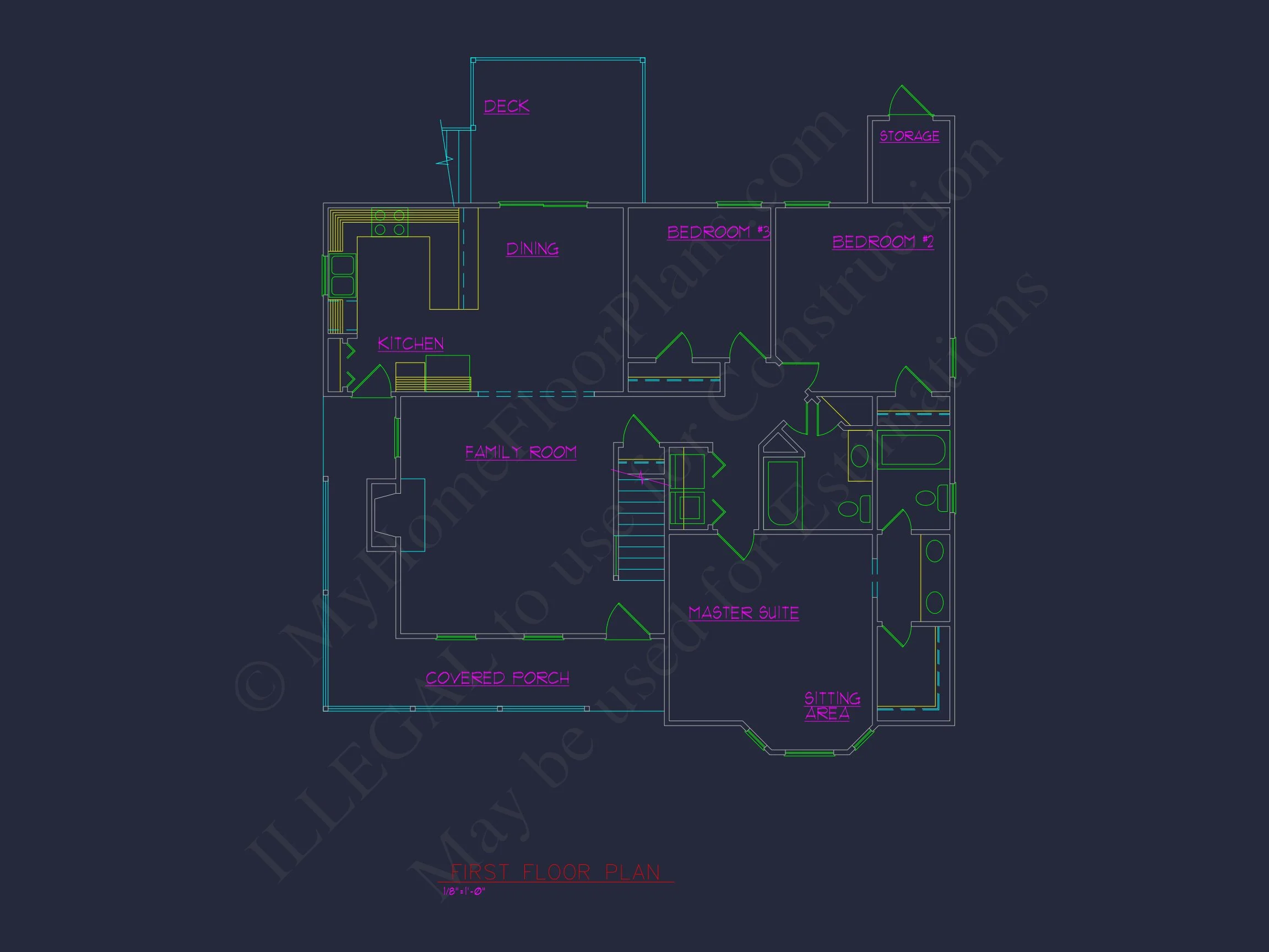 Cape Cod Home Plan - 3-Bed, 2-Bath, 1,850 SF 9 Beautiful 2-Story house Plan with CAD Designs and Blueprint