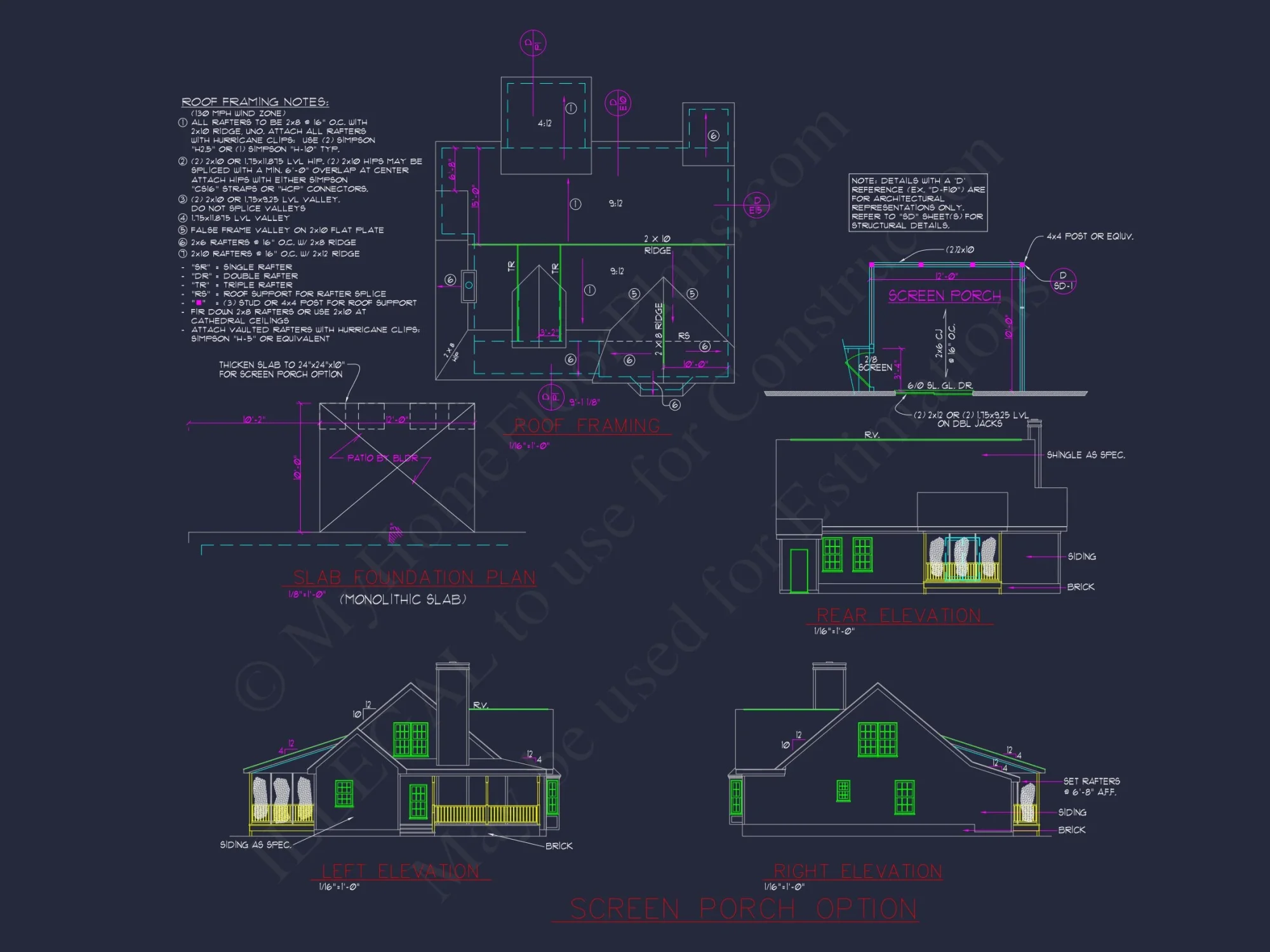 Beautiful 2-Story house Plan with CAD Designs and Blueprint