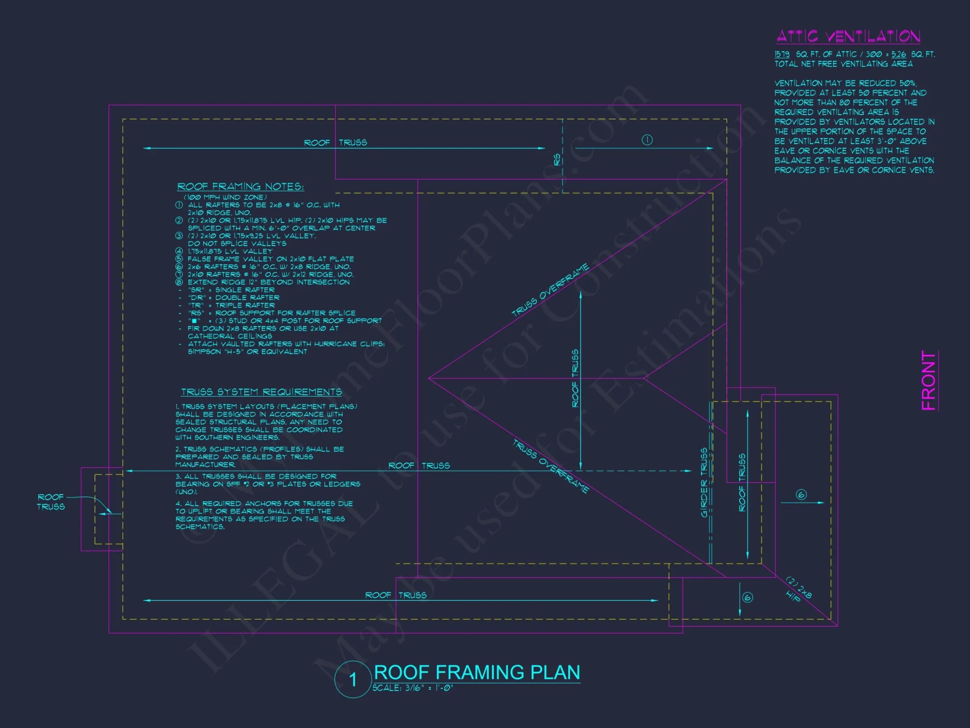 2-Story Traditional house Plan with 4 Bedrooms and Open Floor Plan