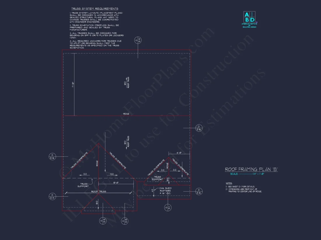 2 Story 3 Bed, 3 Bath house Plan & Blueprint Design