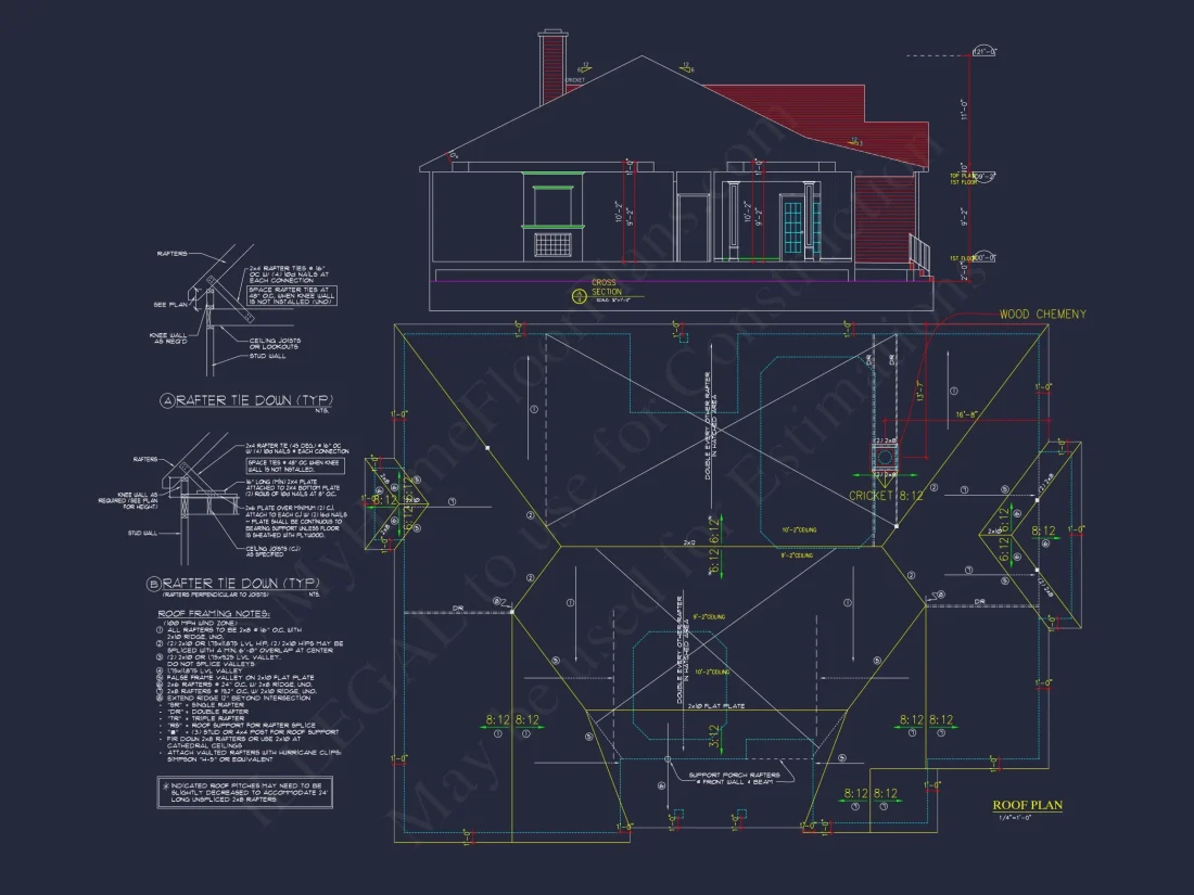 Traditional Ranch house Plan - 2539 Sq Ft - 4 Bed, 3 Bath - Blueprint & CAD Designs