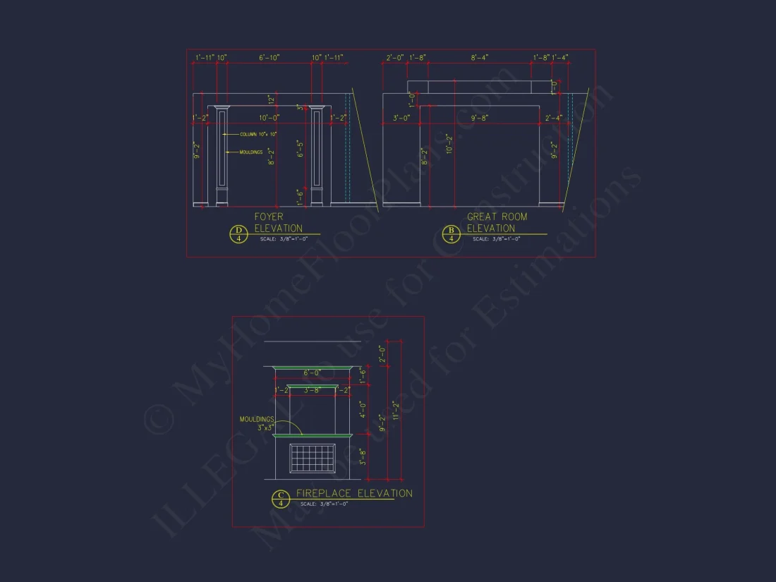 Traditional Ranch house Plan - 2539 Sq Ft - 4 Bed, 3 Bath - Blueprint & CAD Designs