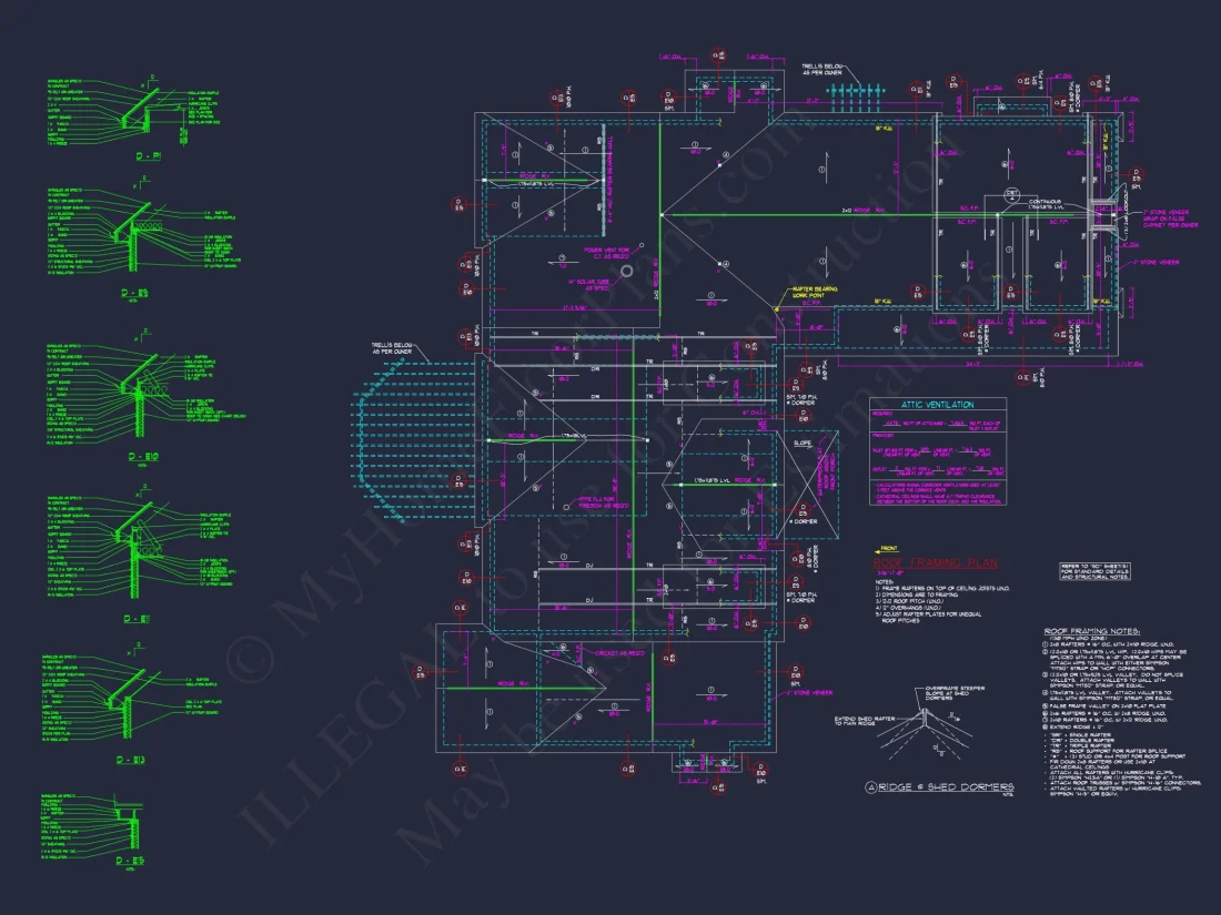 Traditional 2-Story house Plan with Open Floor Plan - 3321 Sq Ft
