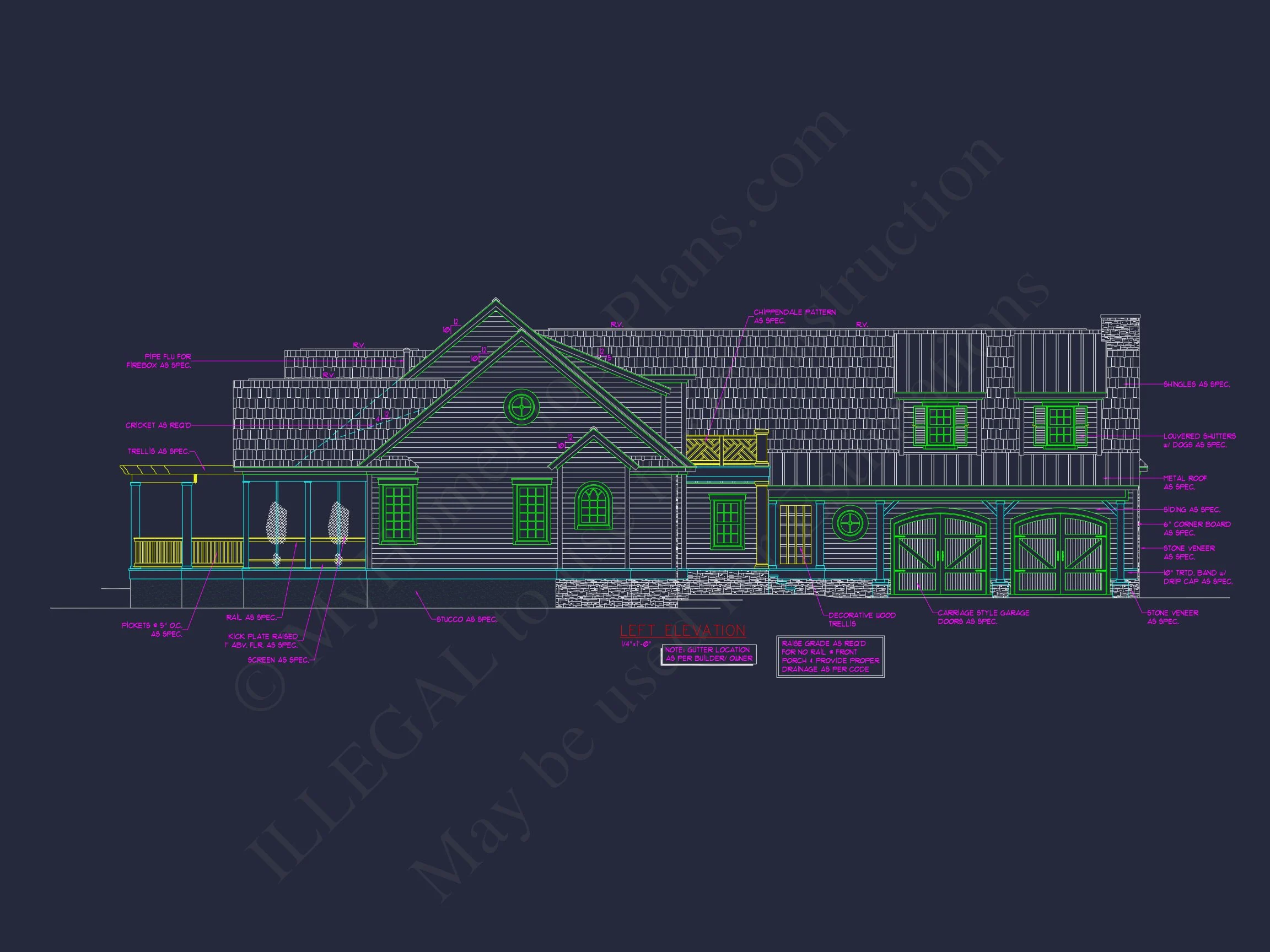 9-1112 HOUSE PLAN - Modern Farmhouse Plan - 4-Bed, 3-Bath, 3,321 SF 4 Traditional 2-Story house Plan with Open Floor Plan - 3321 Sq Ft