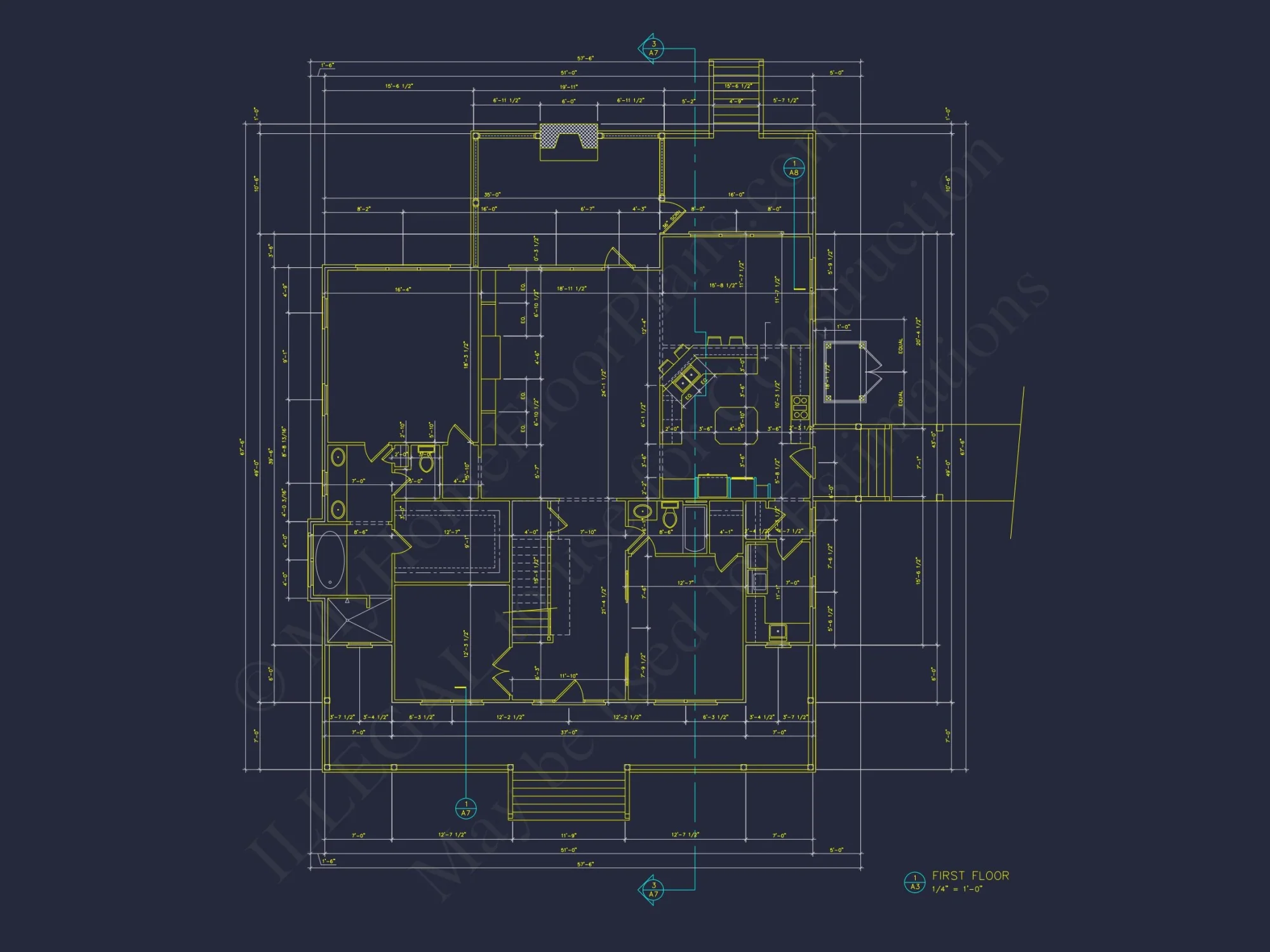 Charming 2-Story house Plan with Fireplace