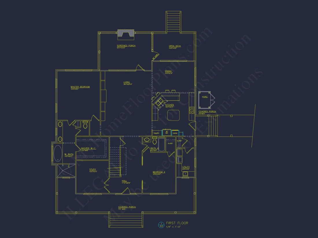 Charming 2-Story house Plan with Fireplace