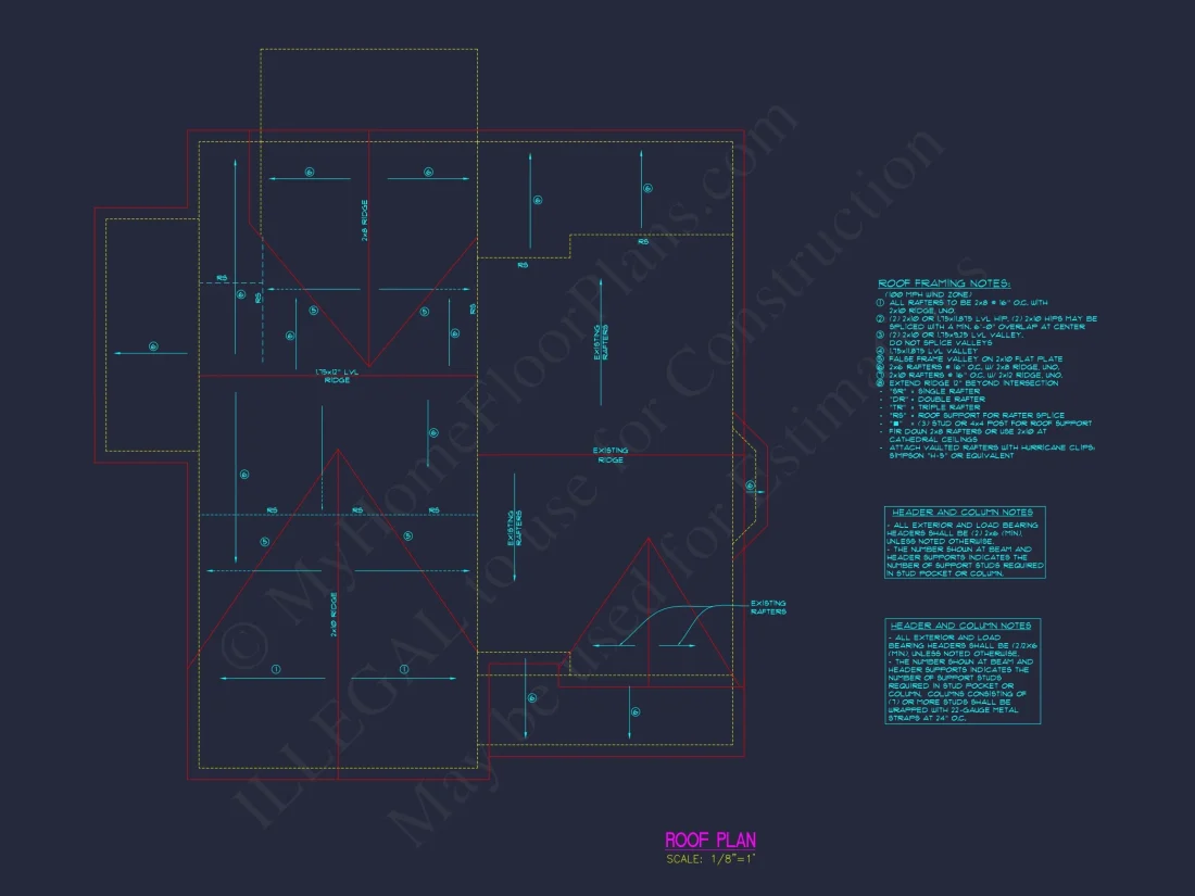 Classic 2-Story house Plan with CAD Designs and Bonus Spaces