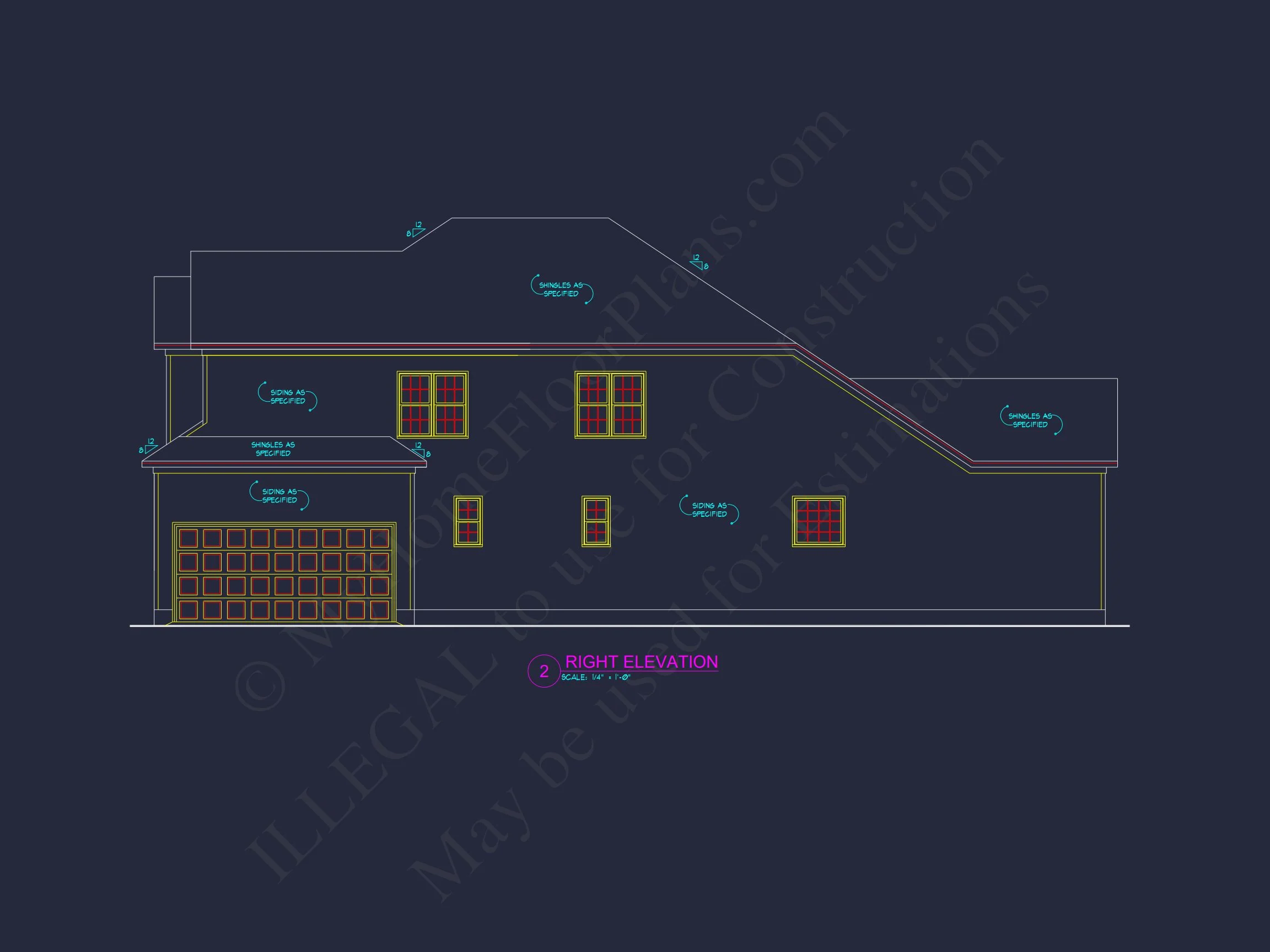 8-1554 HOUSE PLAN - Traditional Colonial Home Plan - 3-Bed, 3-Bath, 2,992 SF 3 Stylish 2-Story house Plan with 3 Beds, 2 Baths & CAD Design