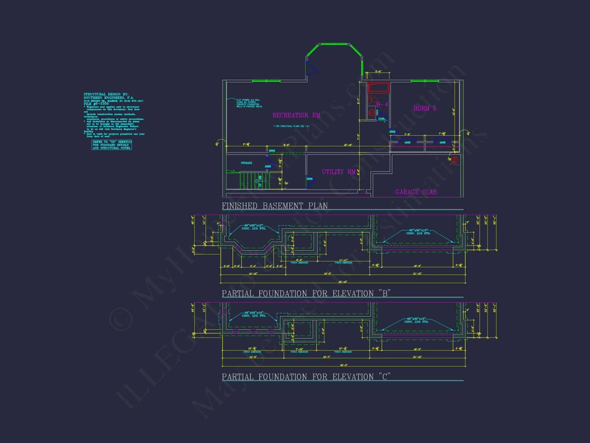 Spacious 4-Bedroom house Plan with CAD Blueprints and Modern Designs