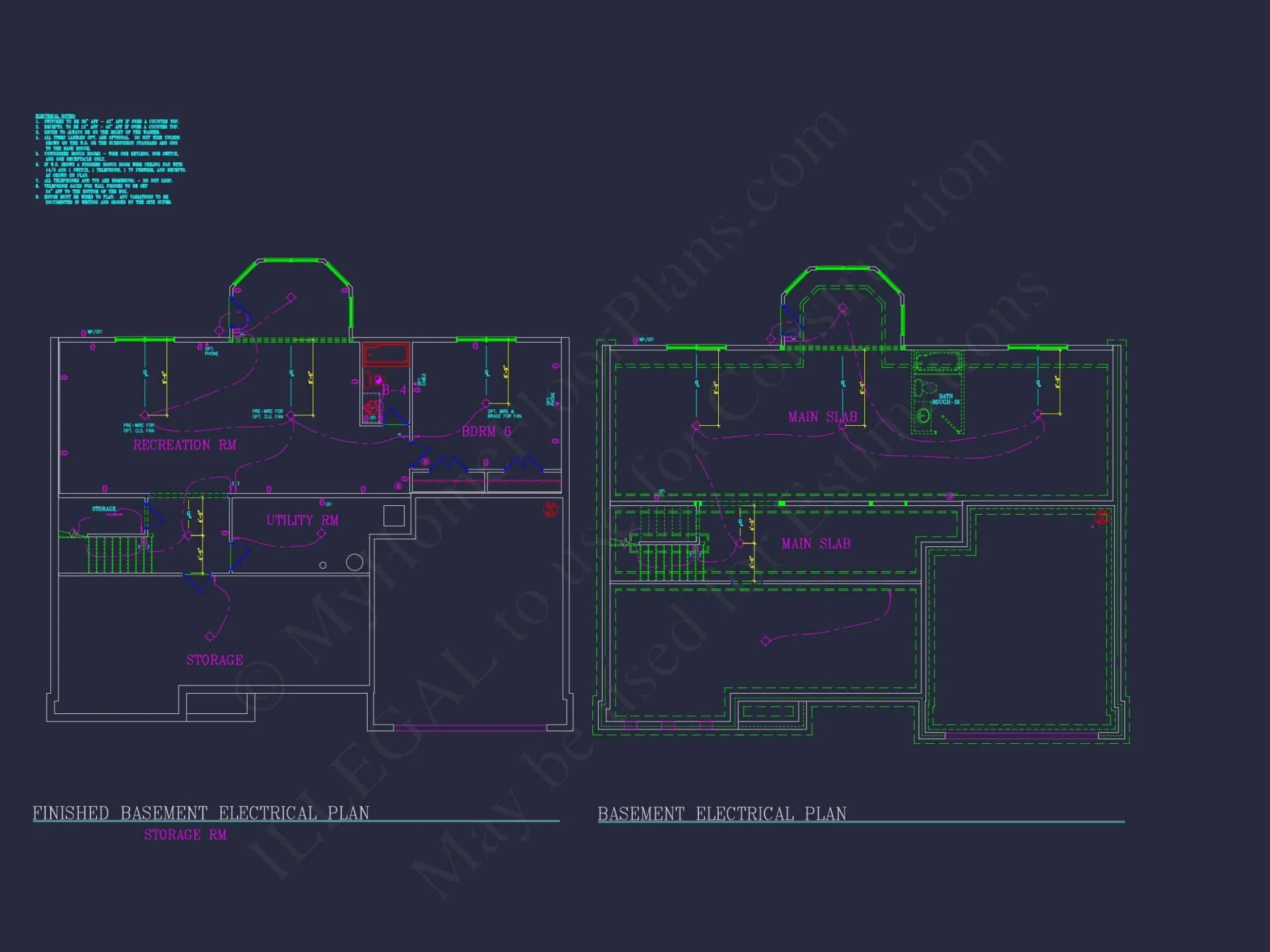 Spacious 4-Bedroom house Plan with CAD Blueprints and Modern Designs