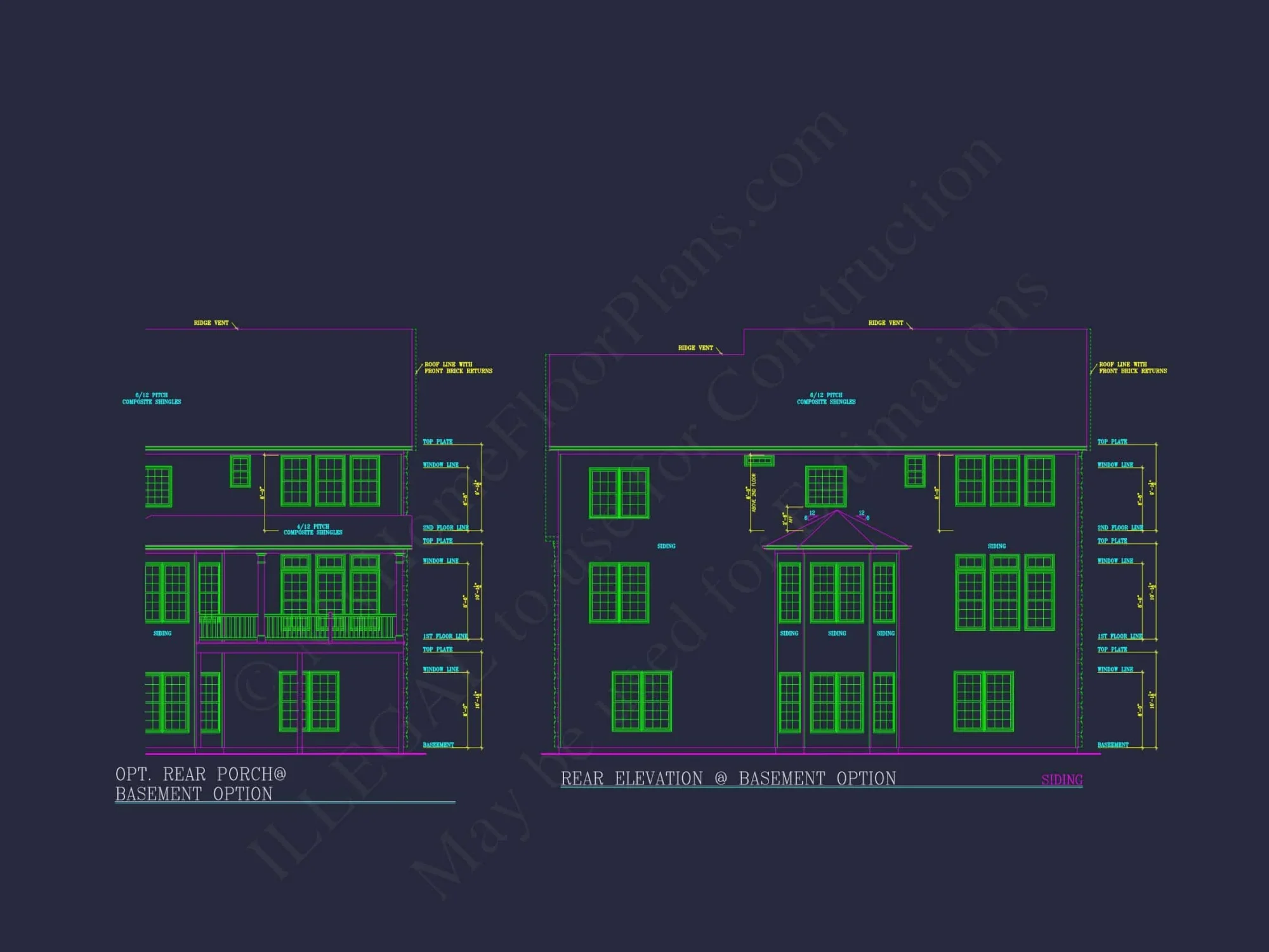 Spacious 4-Bedroom house Plan with CAD Blueprints and Modern Designs