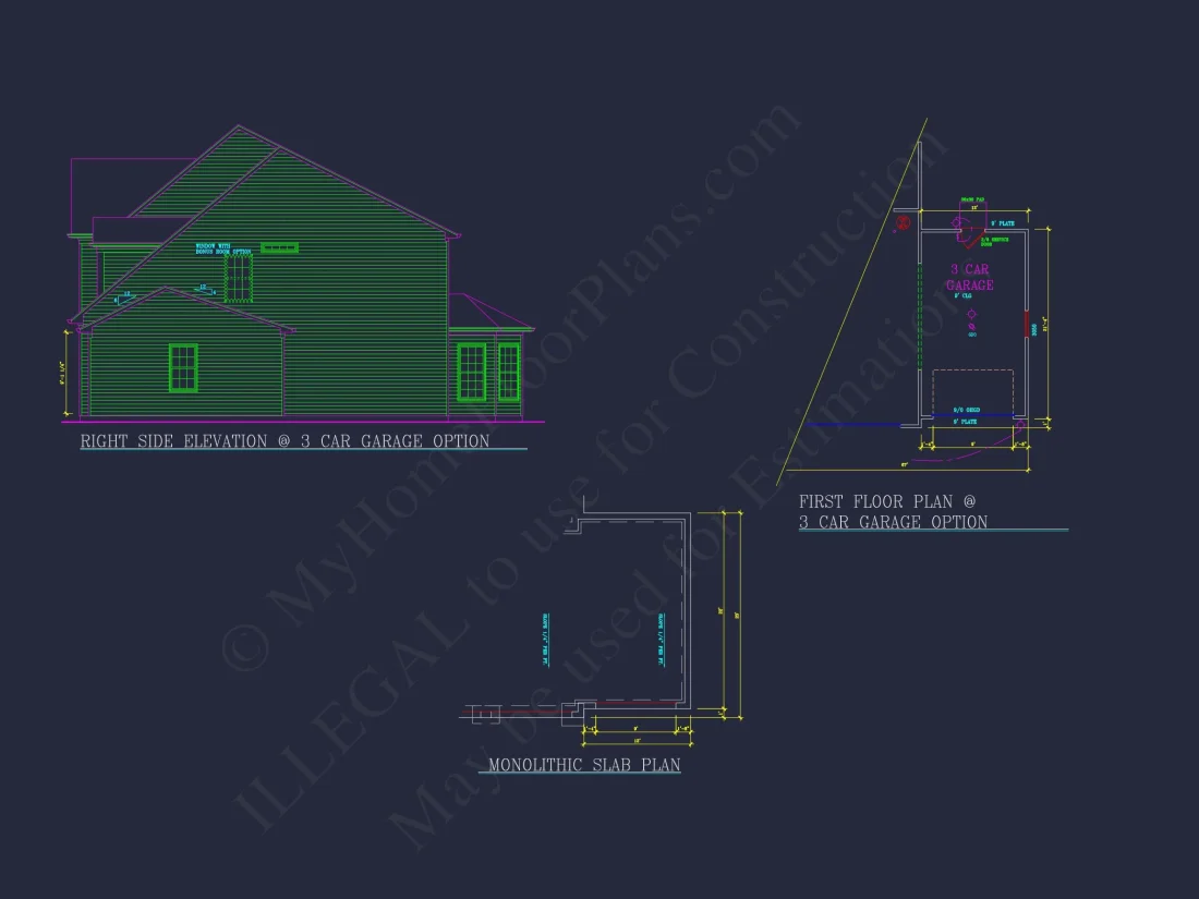 Spacious 4-Bedroom house Plan with CAD Blueprints and Modern Designs