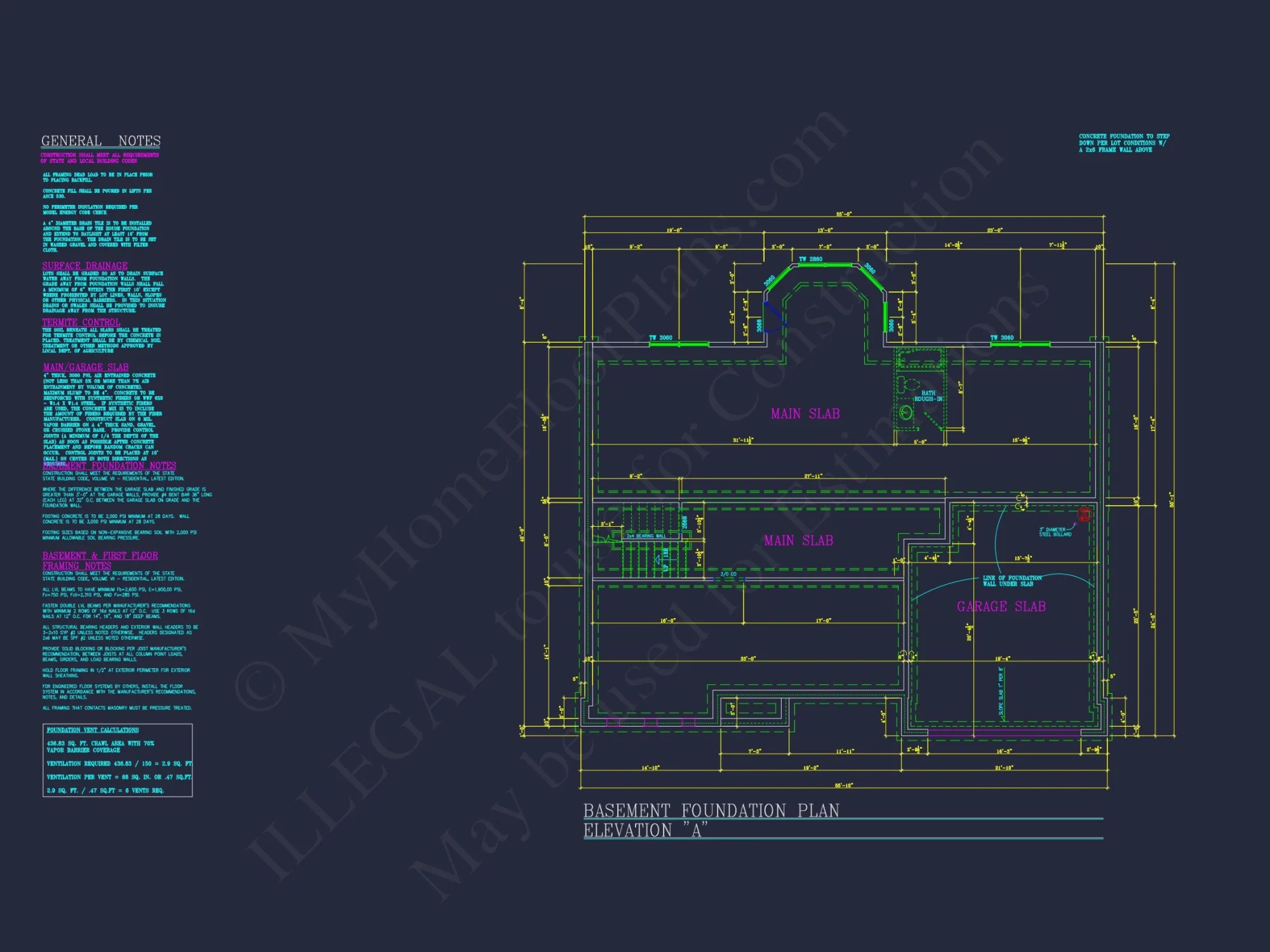 Spacious 4-Bedroom house Plan with CAD Blueprints and Modern Designs