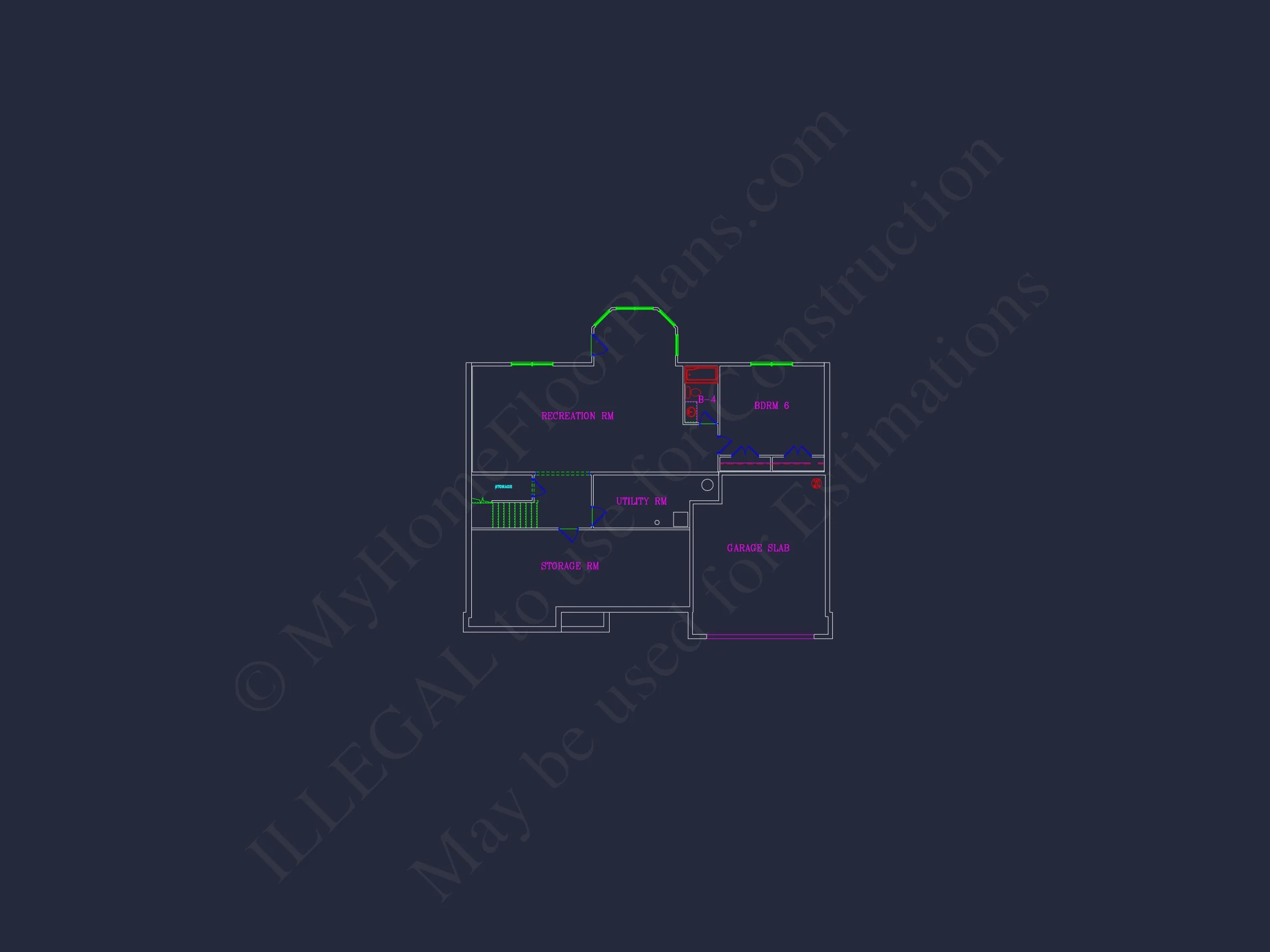 8-1525 HOUSE PLAN - Traditional Colonial Home Plan - 4-Bed, 3-Bath, 2,850 SF 3 Spacious 4-Bedroom house Plan with CAD Blueprints and Modern Designs