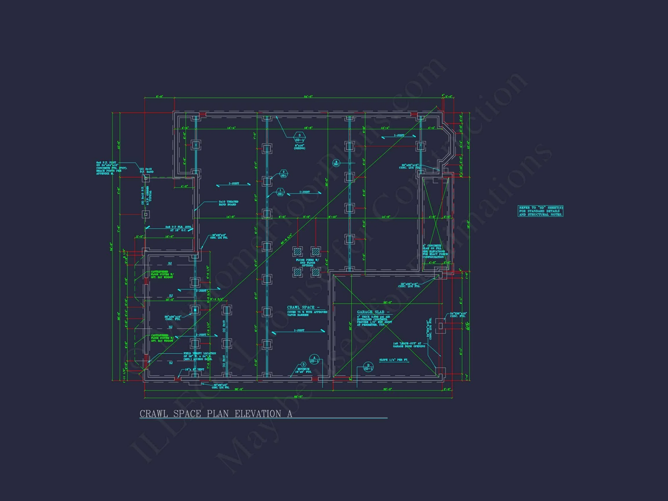 Modern house Plan: Blueprint, CAD Designs for Spacious Living