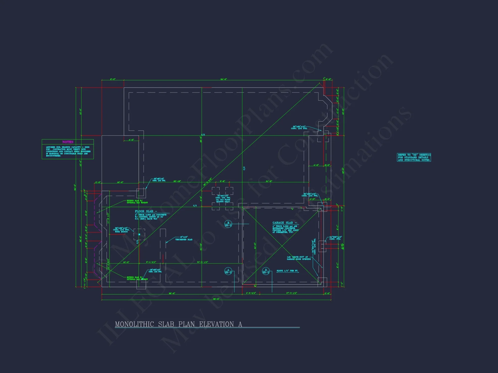 Modern house Plan: Blueprint, CAD Designs for Spacious Living