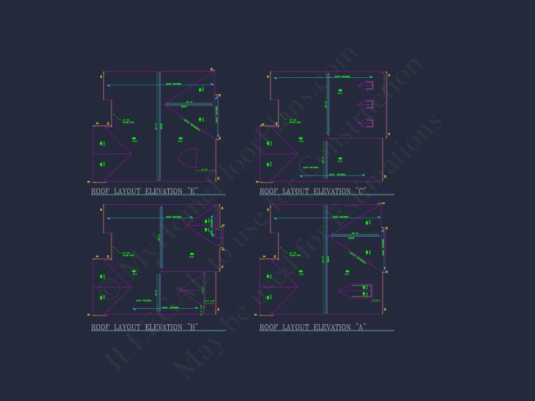 Modern house Plan: Blueprint, CAD Designs for Spacious Living
