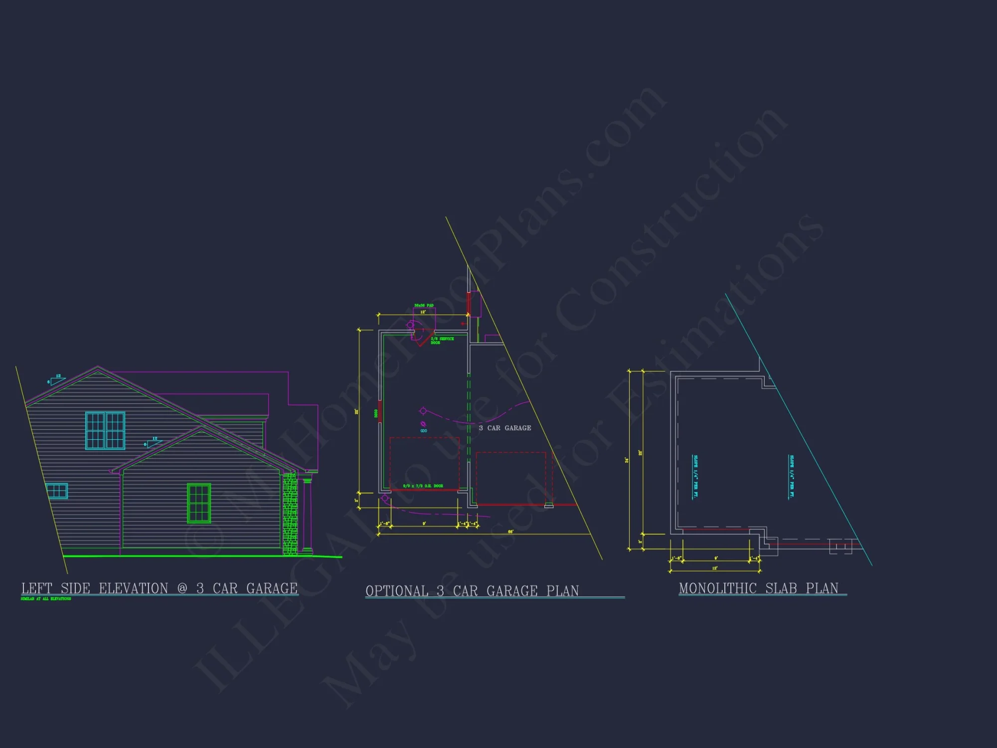 Modern house Plan: Blueprint, CAD Designs for Spacious Living