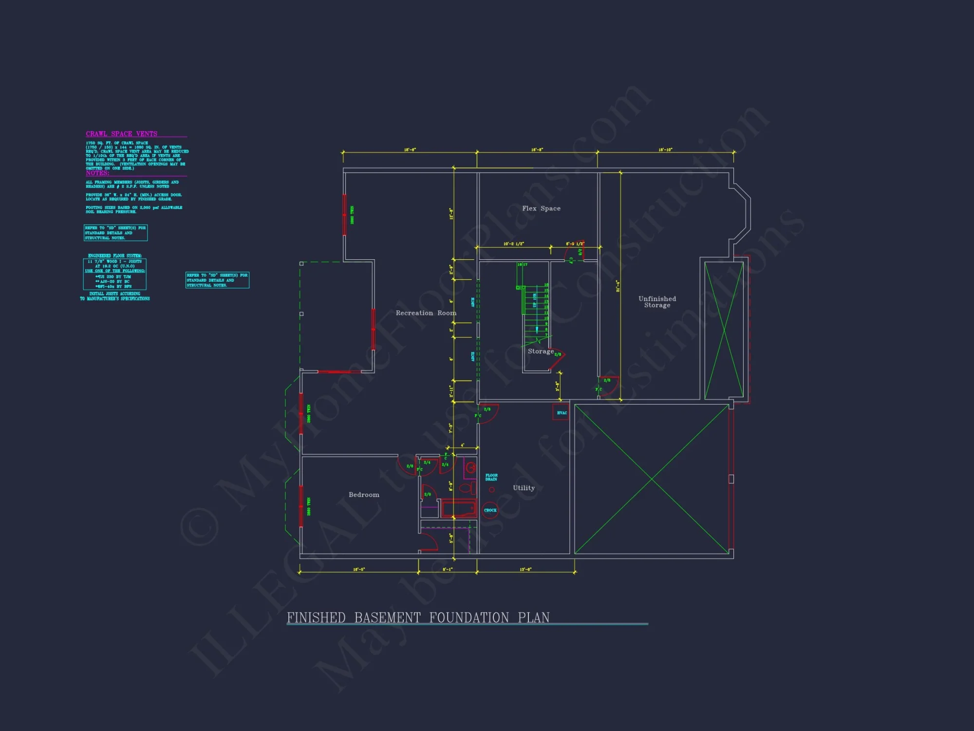 Modern house Plan: Blueprint, CAD Designs for Spacious Living