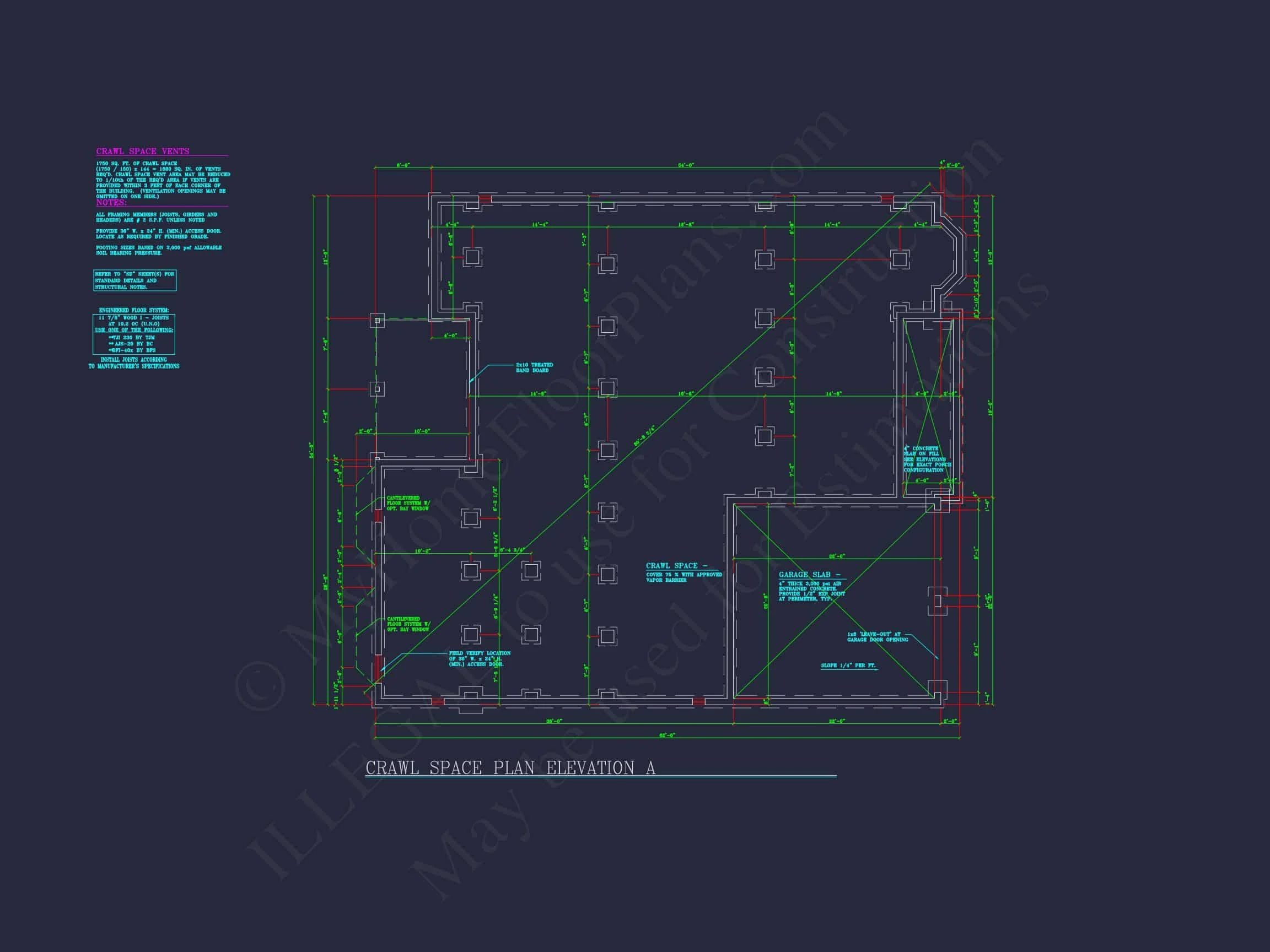 Modern house Plan: Blueprint, CAD Designs for Spacious Living
