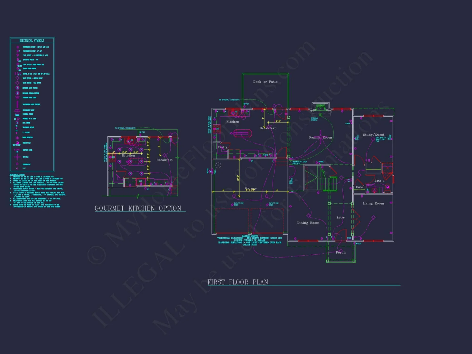 Elegant Two-Story house Plan with CAD Designs and Blueprints