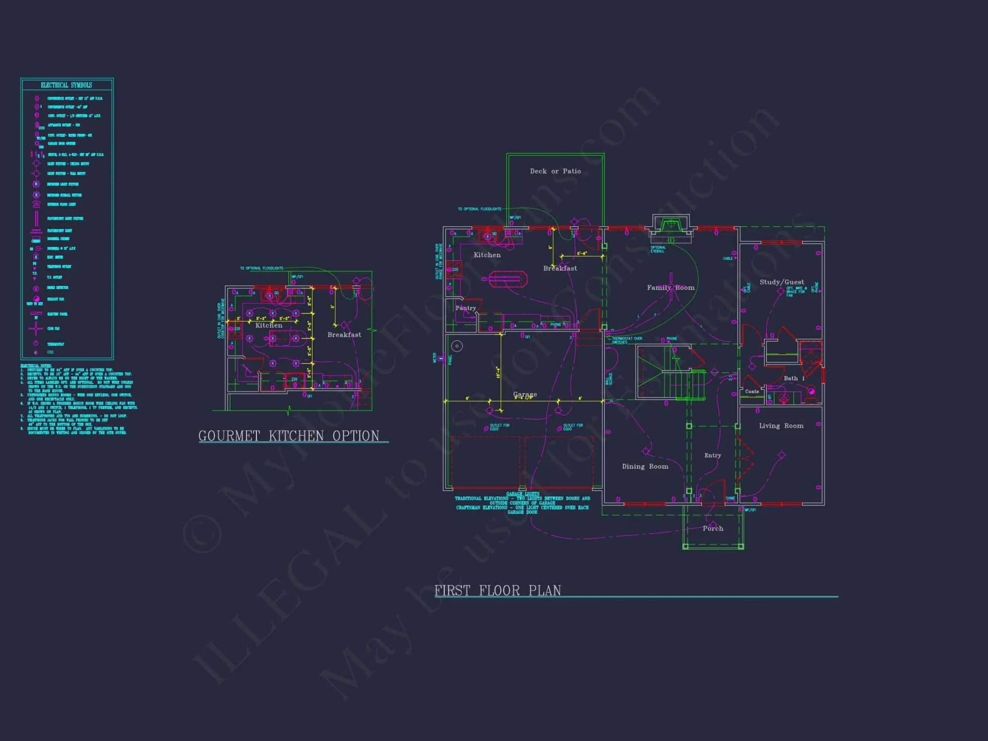 Elegant Two-Story house Plan with CAD Designs and Blueprints