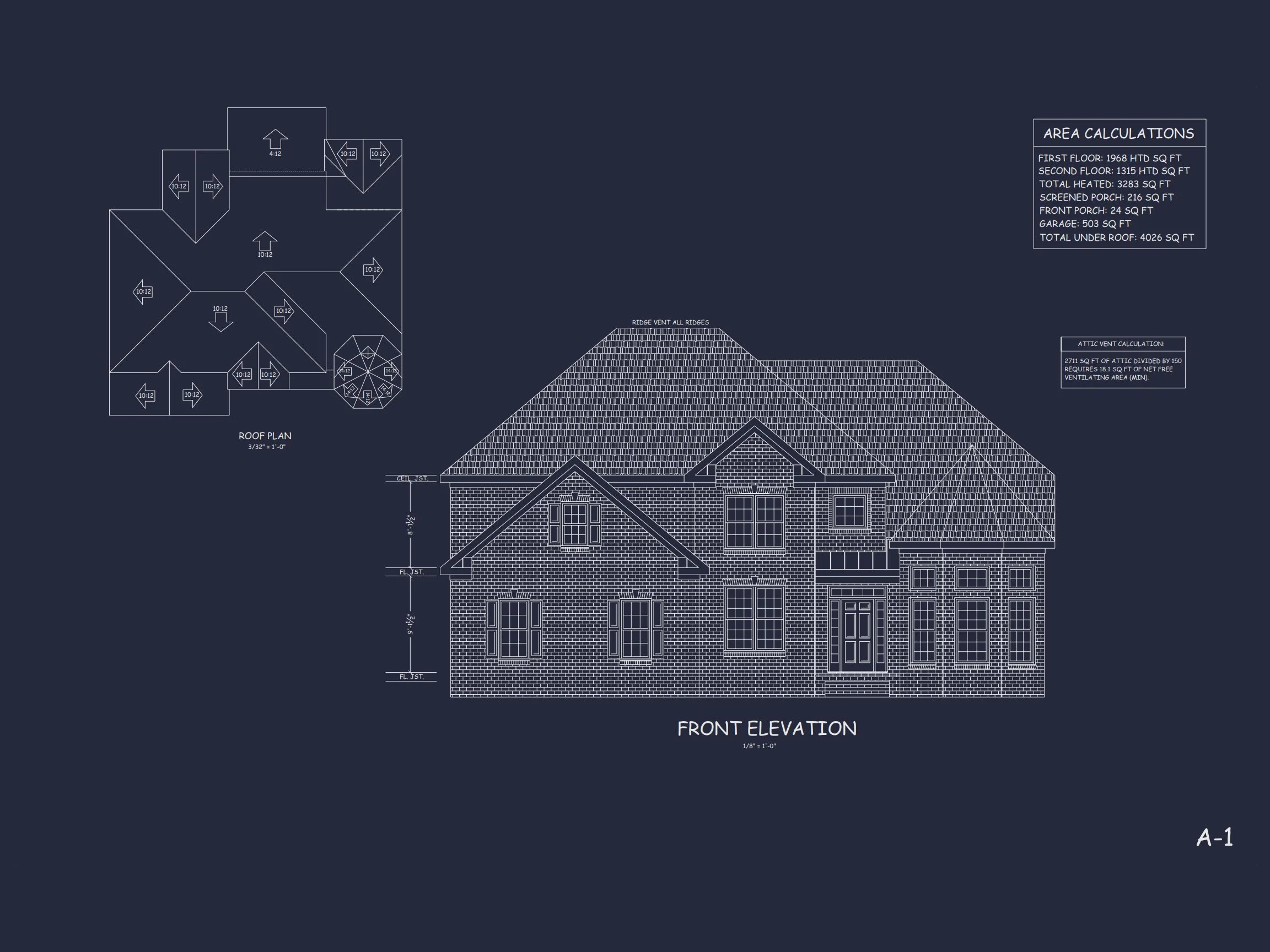 8-1397 HOUSE PLAN - Traditional Colonial Home Plan - 4-Bed, 3-Bath, 3,100 SF 31 Modern house Plan Design with 2 Stories, 4 Beds, and CAD Blueprint