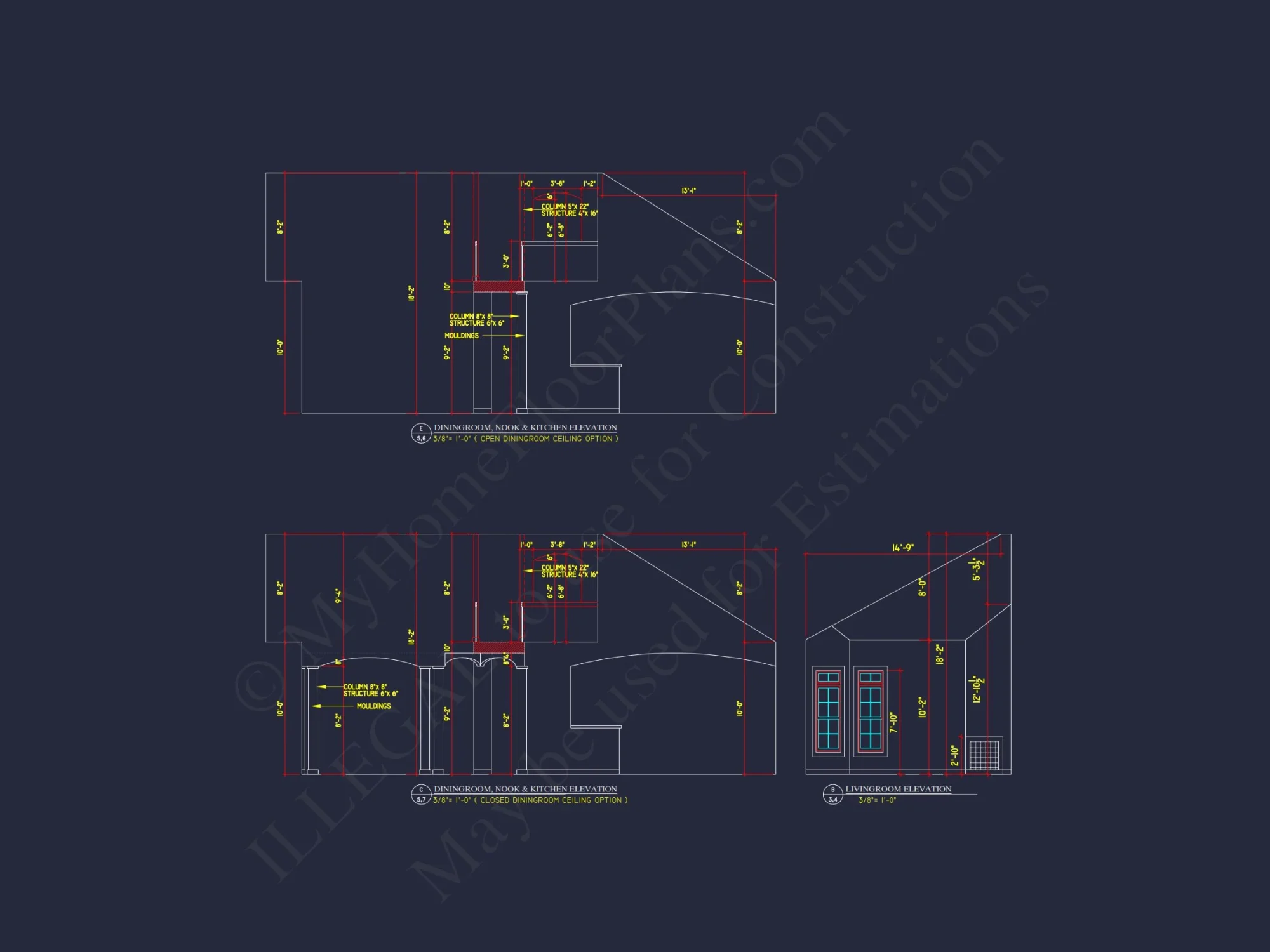 Elegant 2-Story house Plan with CAD Designs and Blueprint Features
