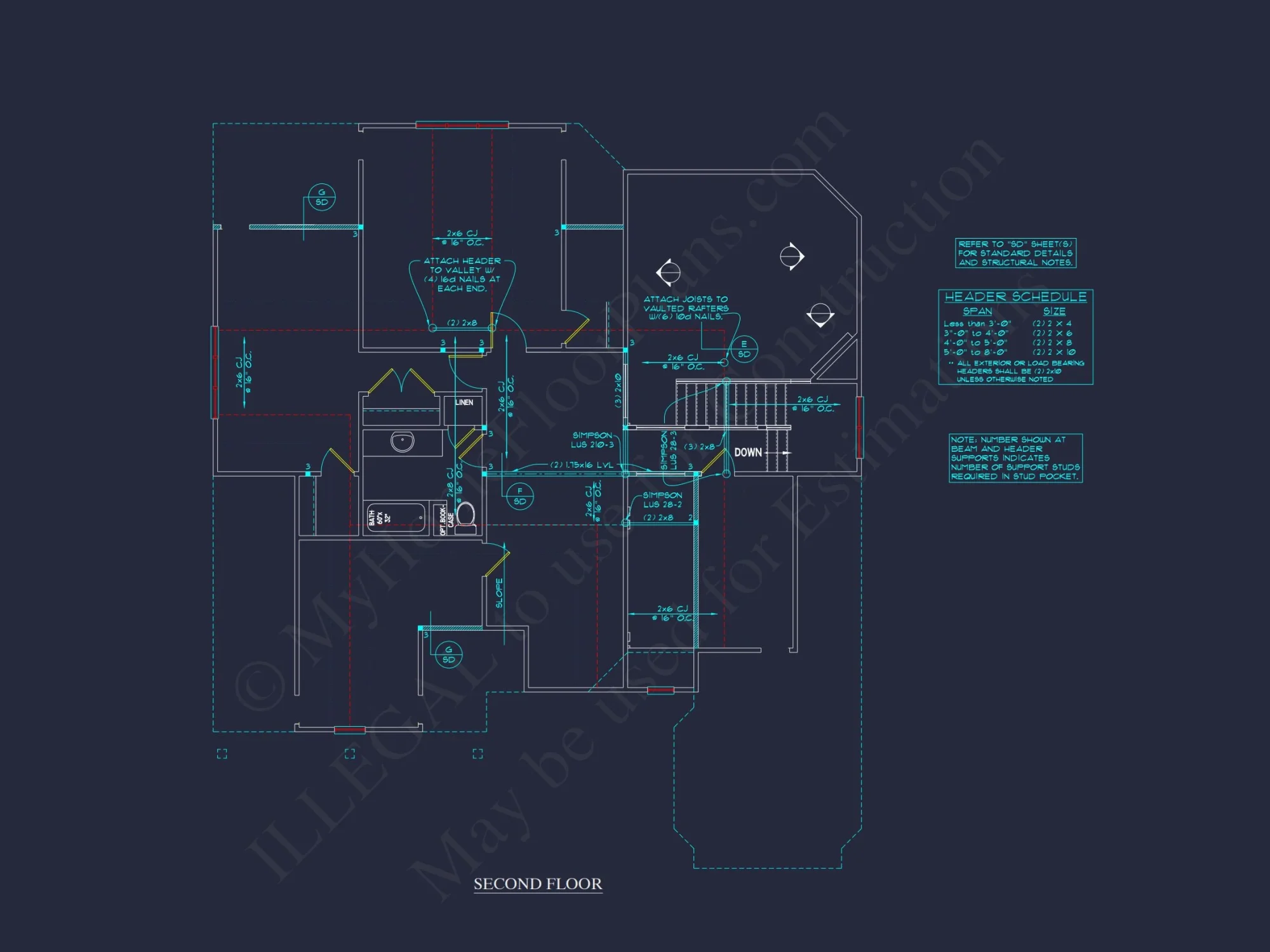 Elegant 2-Story house Plan with CAD Designs and Blueprint Features