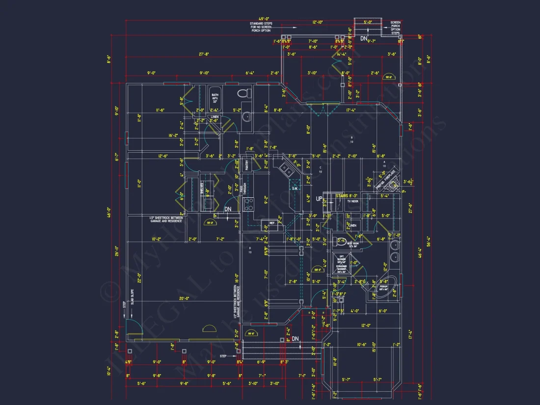 Elegant 2-Story house Plan with CAD Designs and Blueprint Features
