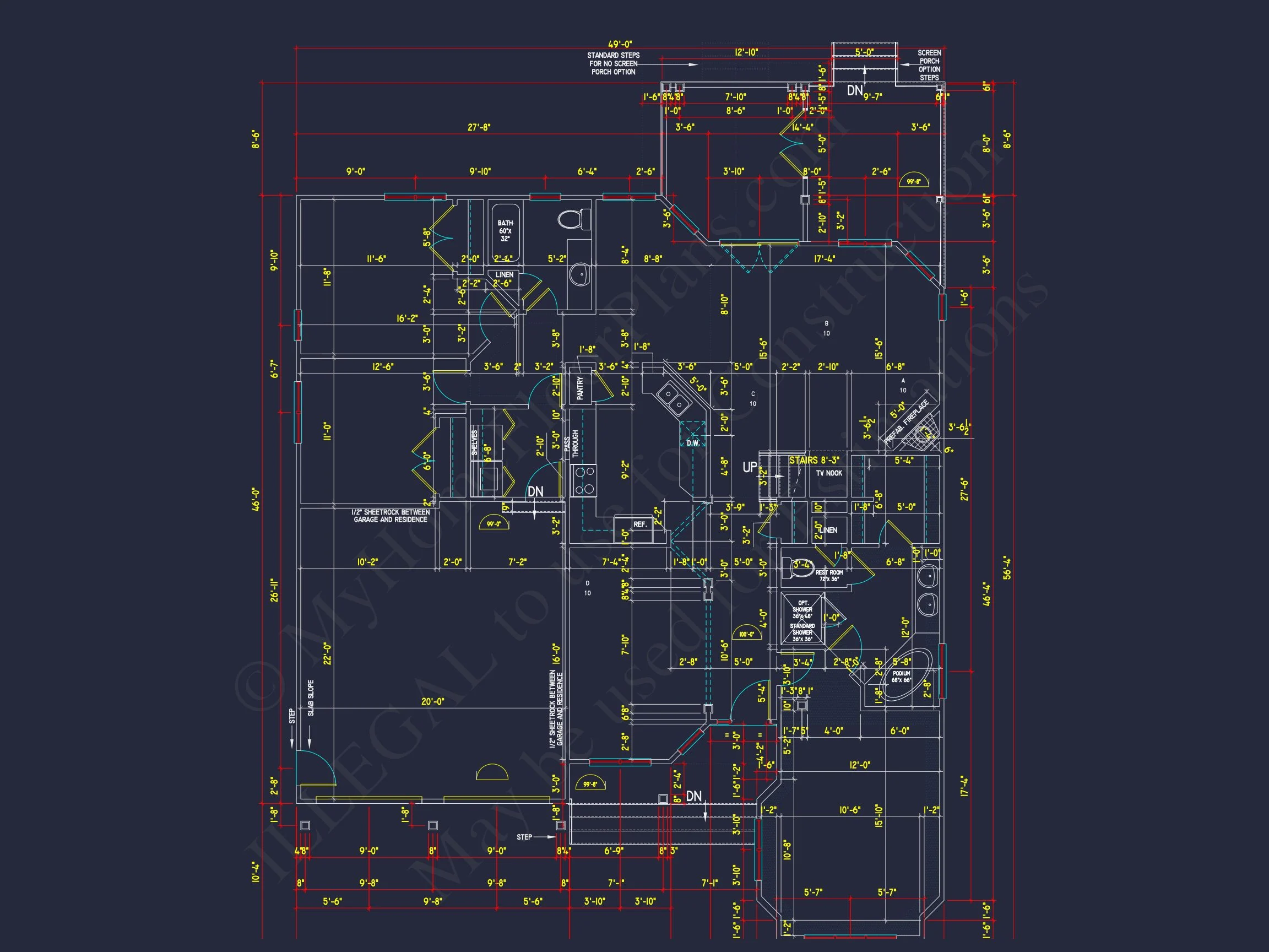 Elegant 2-Story house Plan with CAD Designs and Blueprint Features