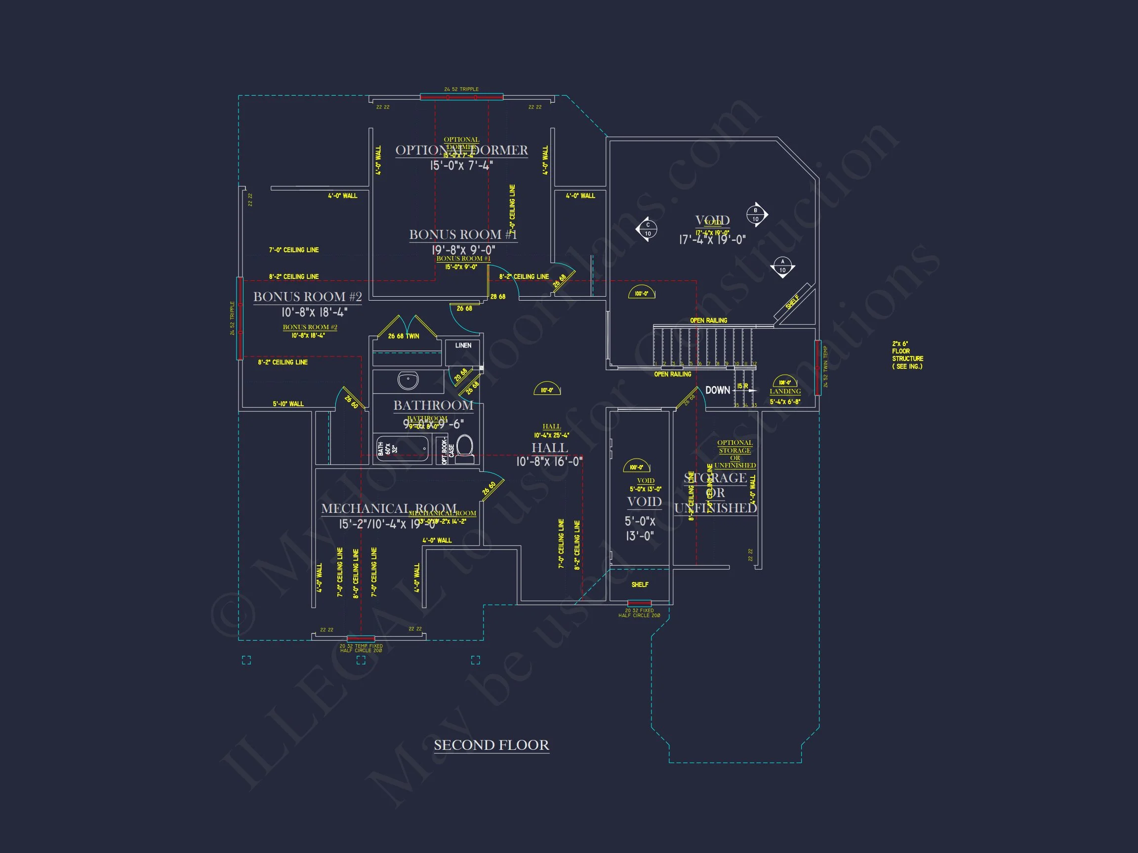 Elegant 2-Story house Plan with CAD Designs and Blueprint Features