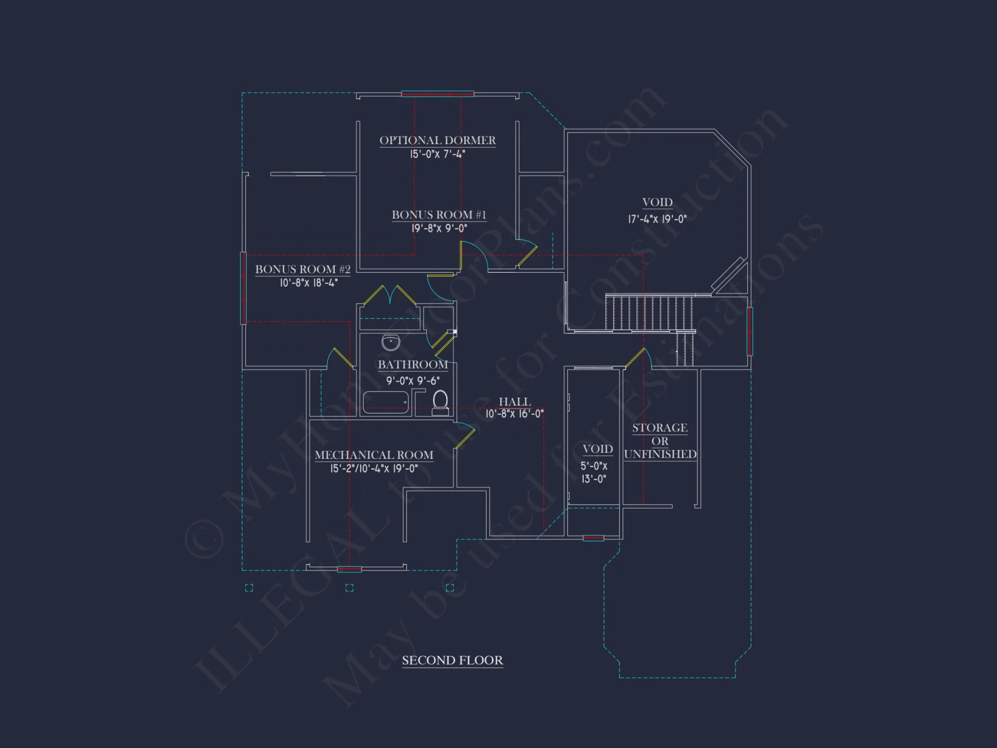 Elegant 2-Story house Plan with CAD Designs and Blueprint Features