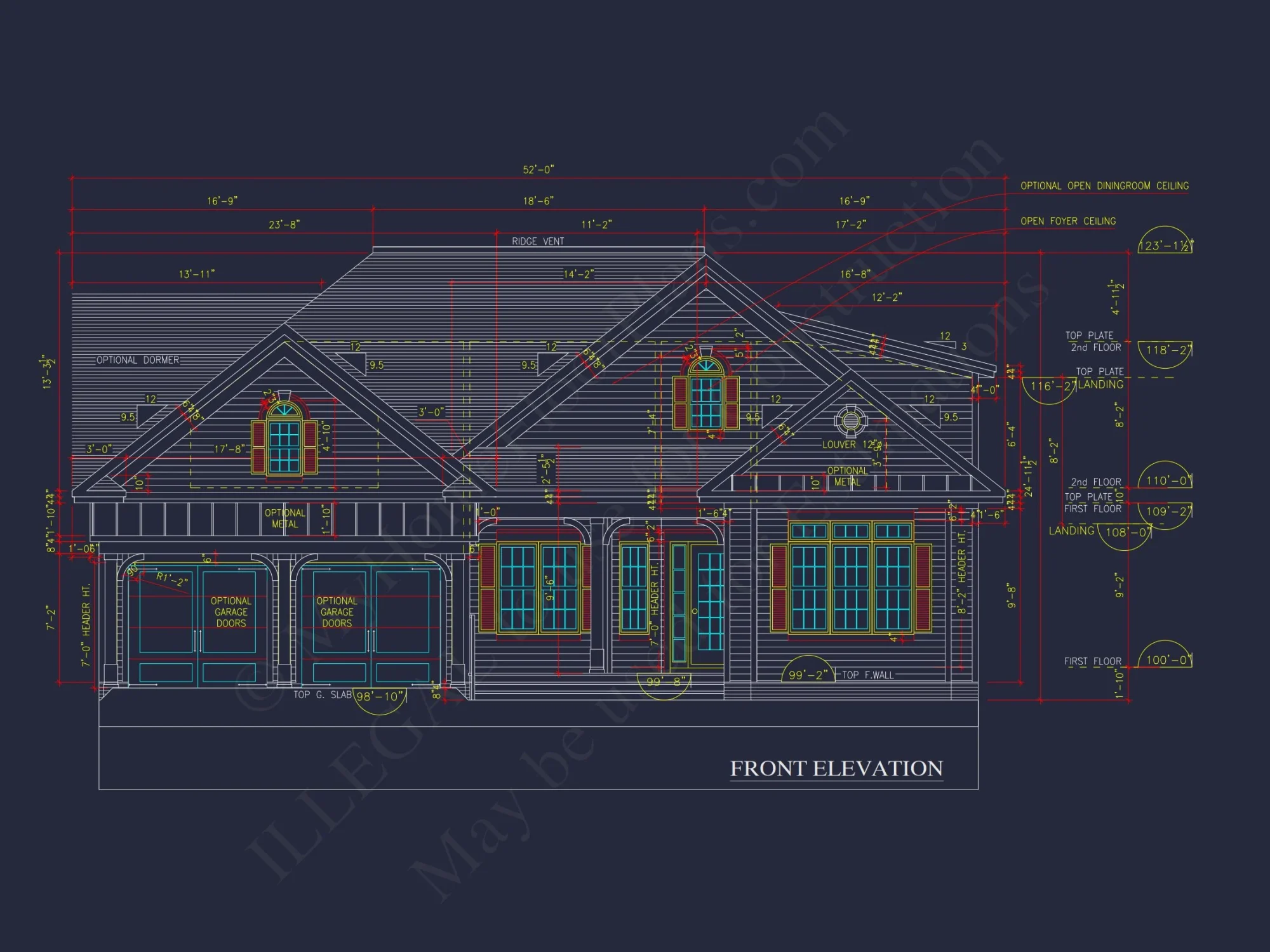 Elegant 2-Story house Plan with CAD Designs and Blueprint Features