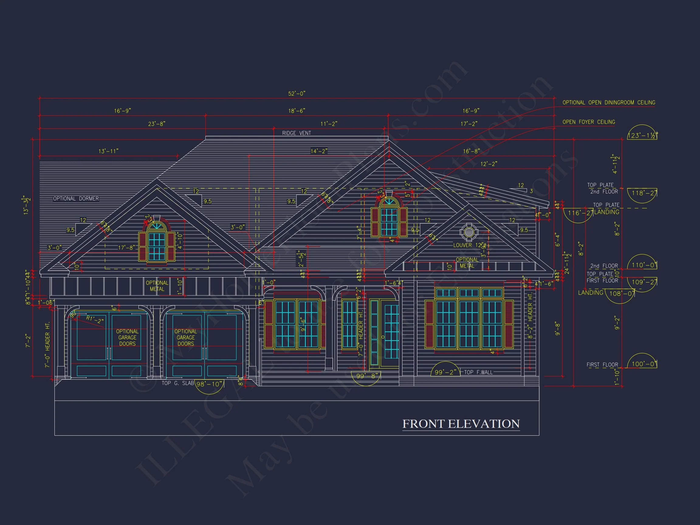 Elegant 2-Story house Plan with CAD Designs and Blueprint Features
