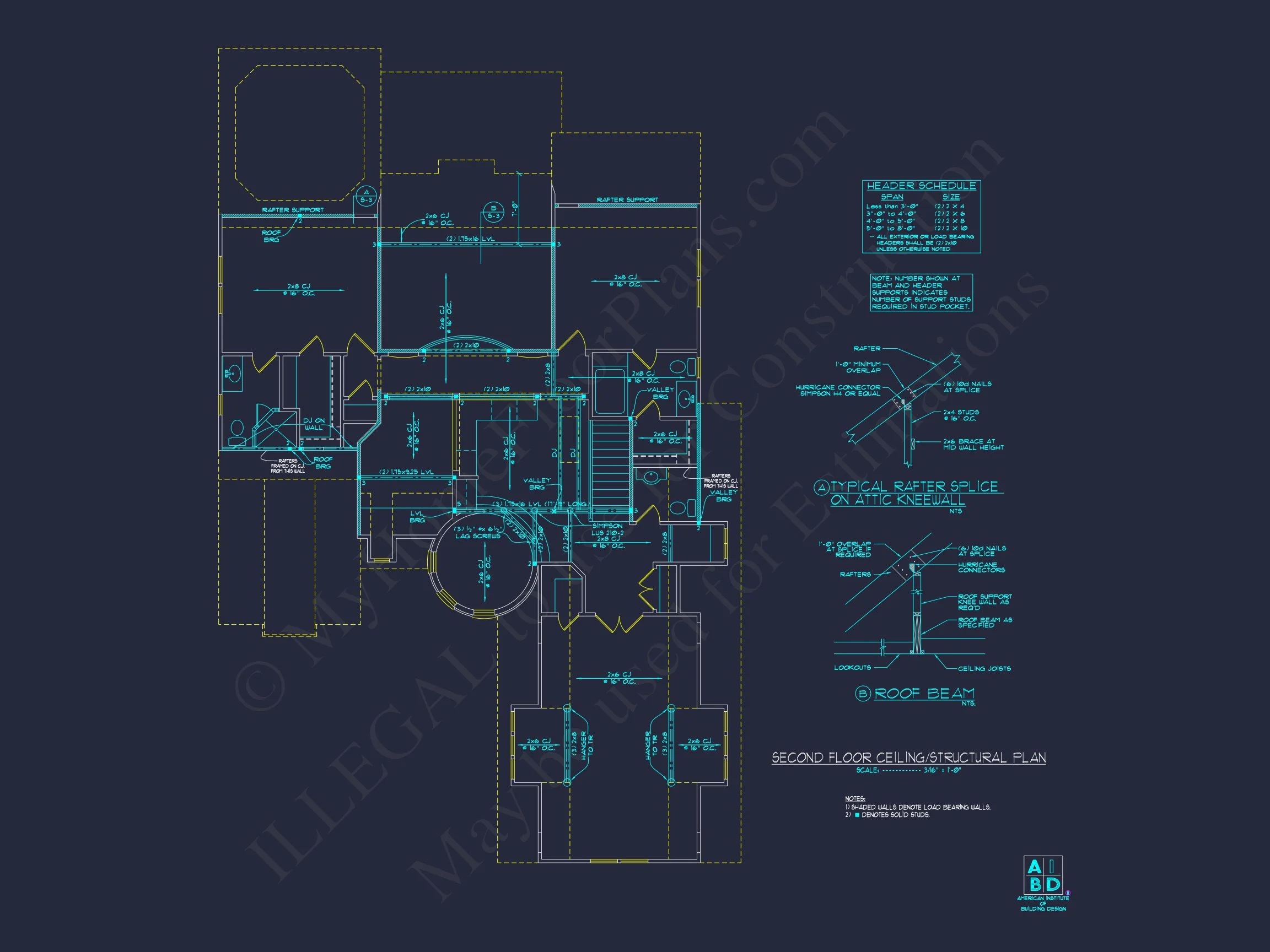 Spacious house Plan Featuring 3 Bedrooms, Blueprint & CAD