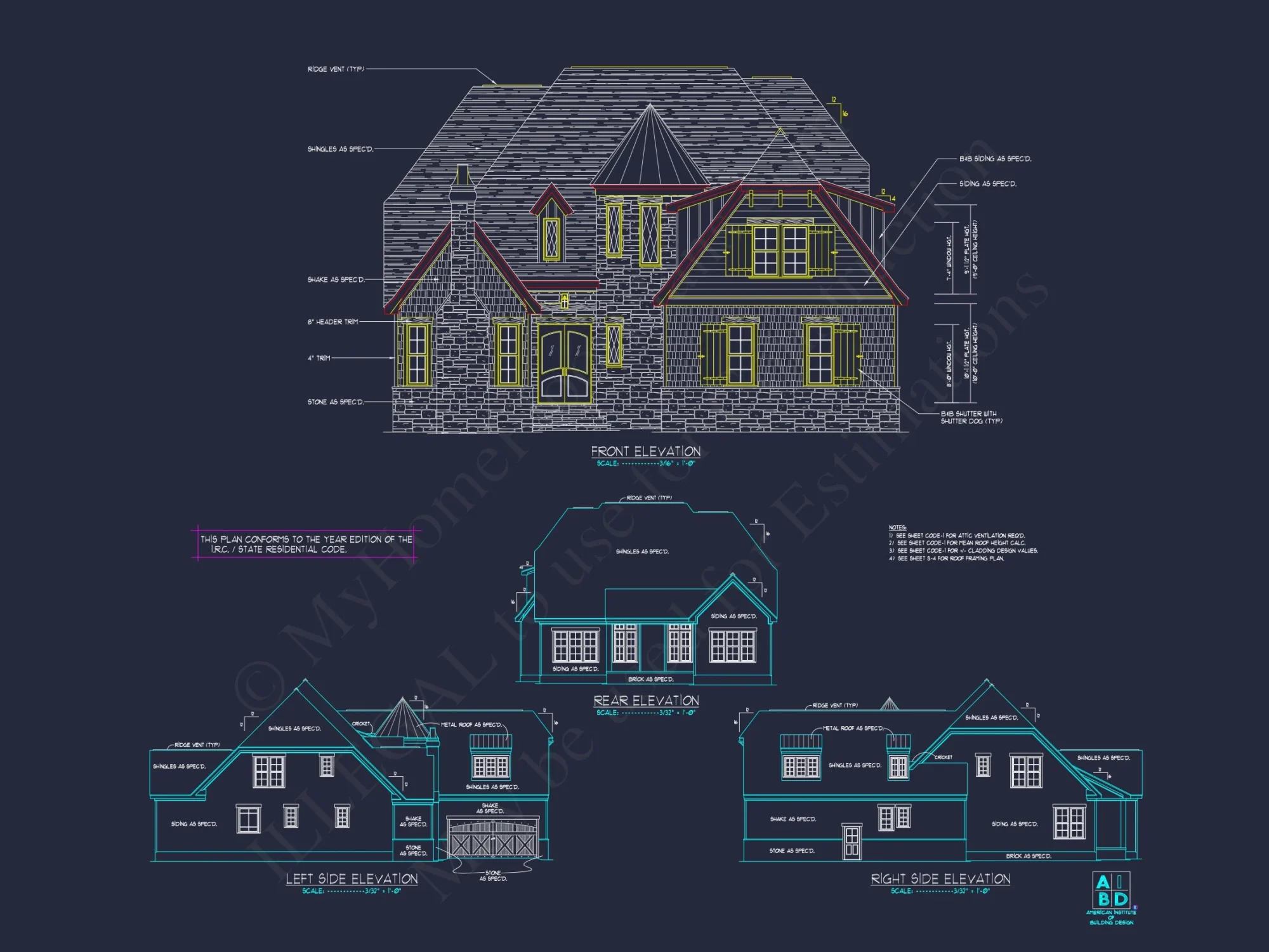 Spacious house Plan Featuring 3 Bedrooms, Blueprint & CAD