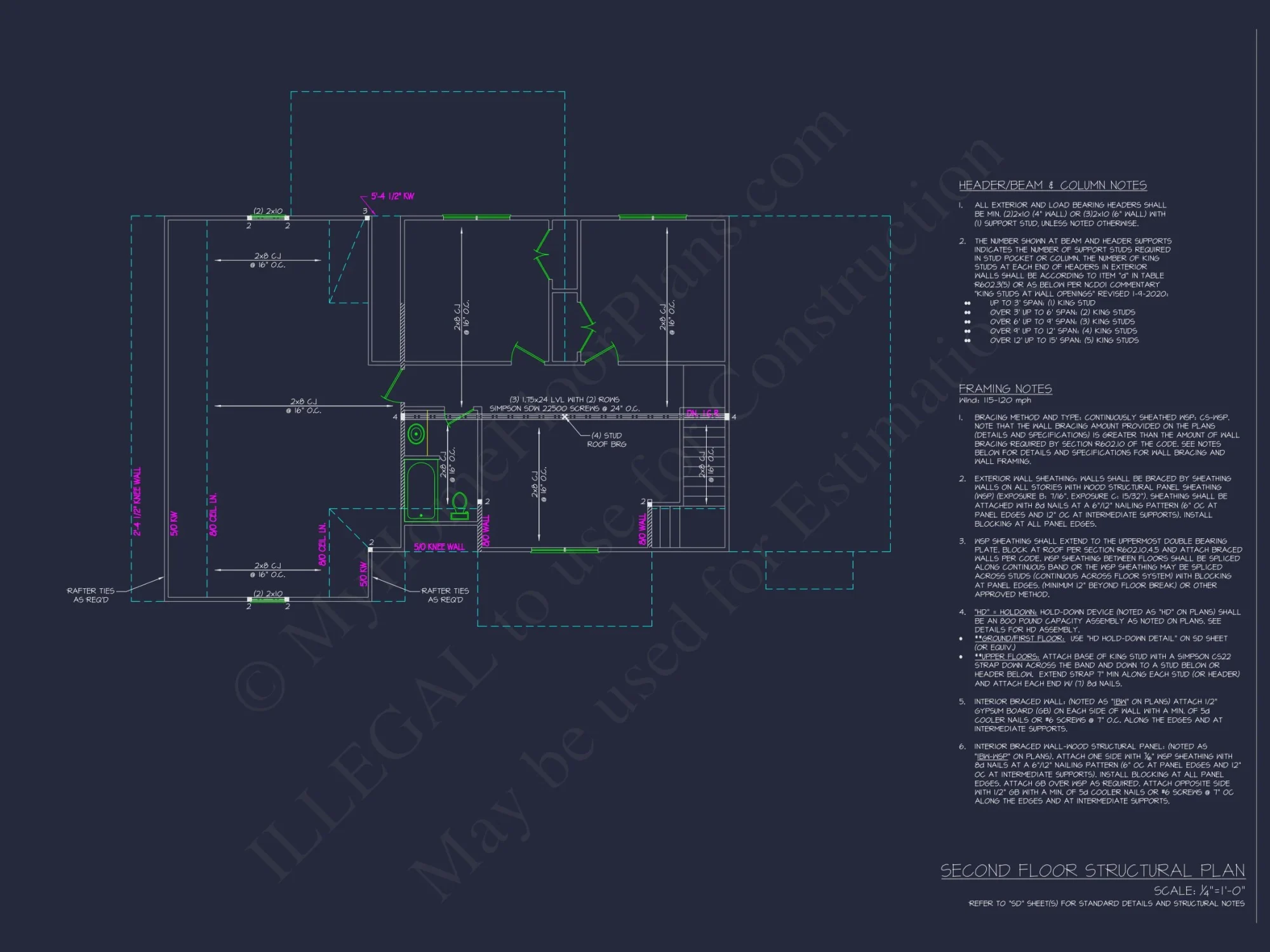 Charming 2-Story house Design with Modern CAD Floor Plan