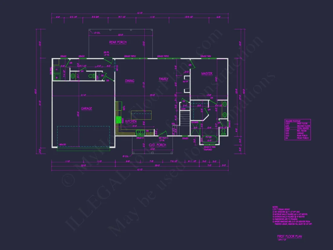 Charming 2-Story house Design with Modern CAD Floor Plan