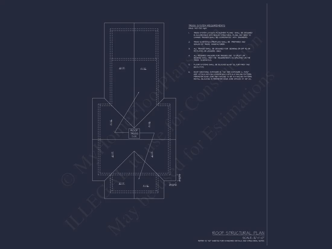 Stylish Beach house Floor Plan with CAD Designs and Blueprint