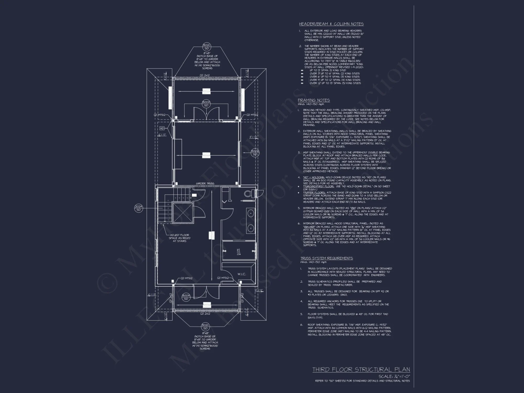 Stylish Beach house Floor Plan with CAD Designs and Blueprint