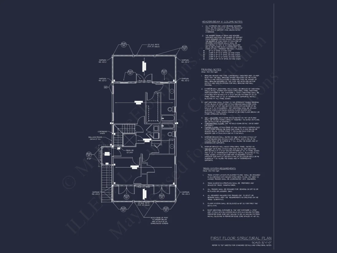 Stylish Beach house Floor Plan with CAD Designs and Blueprint