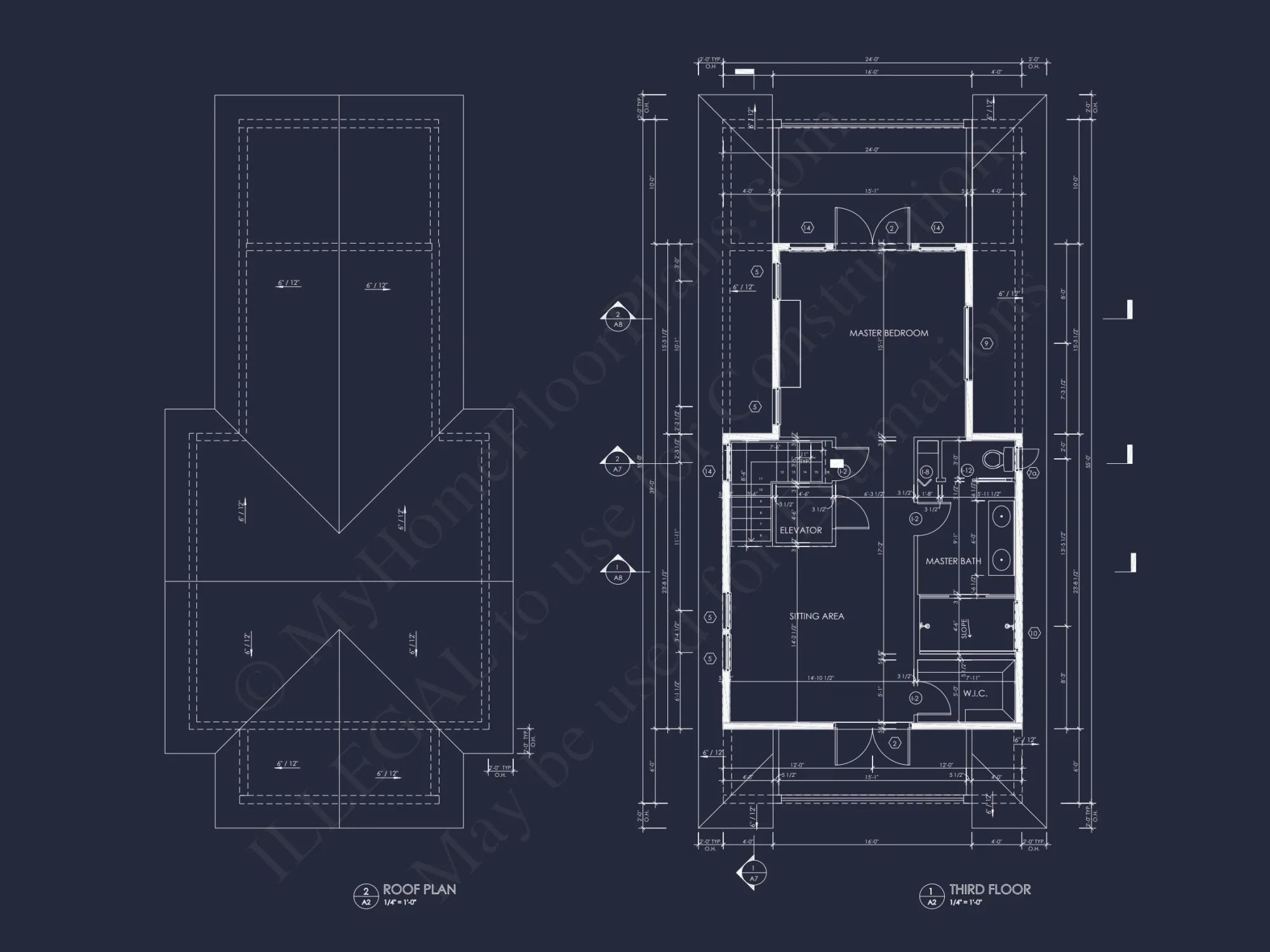 Stylish Beach house Floor Plan with CAD Designs and Blueprint