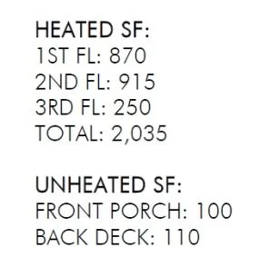 20-2132 HOUSE PLAN - Modern Farmhouse Plan - 3-Bed, 2.5-Bath, 2,035 SF 26 Modern Craftsman house Plan with Bonus Room and Open Floor Design
