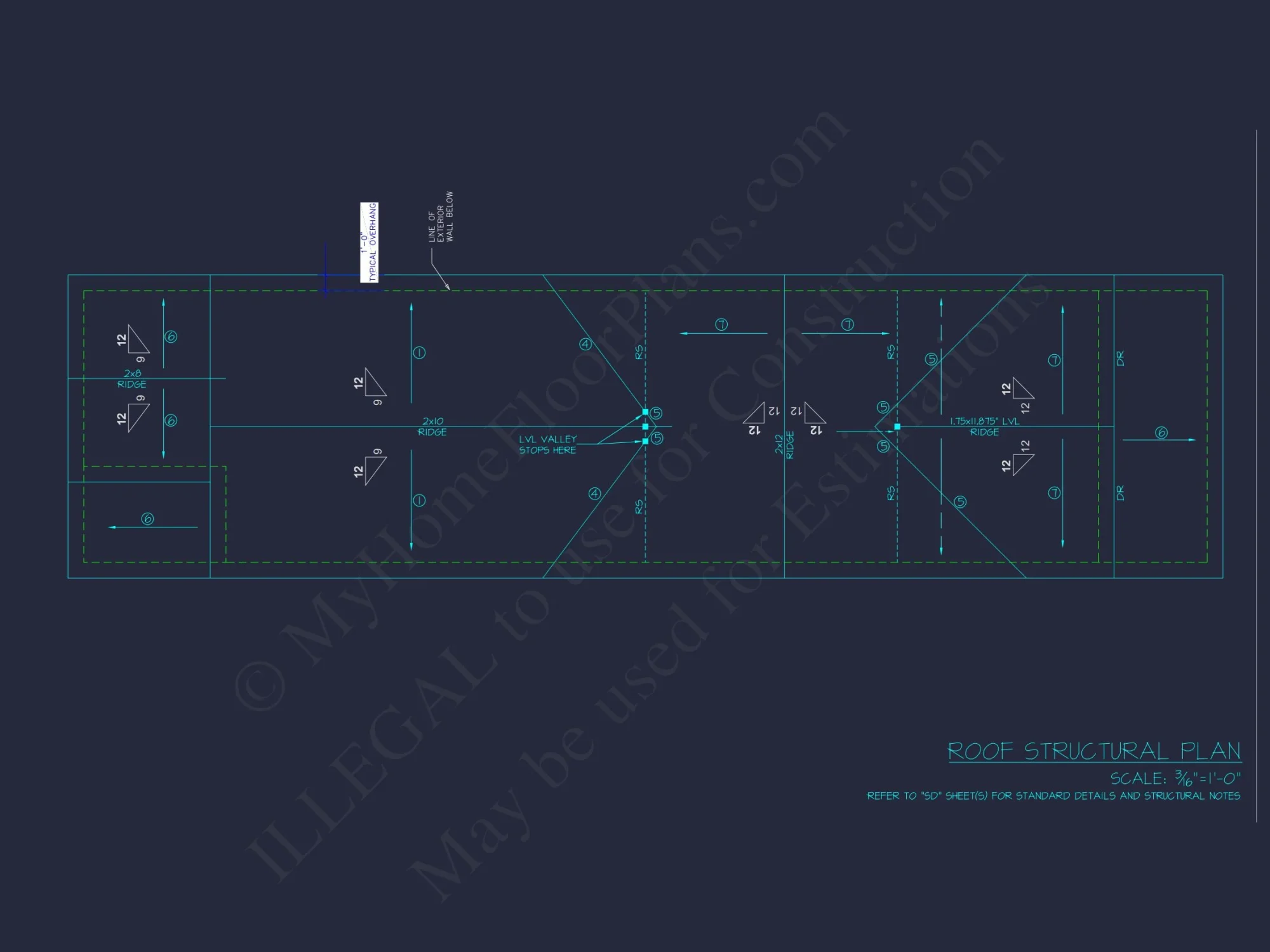 Modern Craftsman house Plan with Bonus Room and Open Floor Design