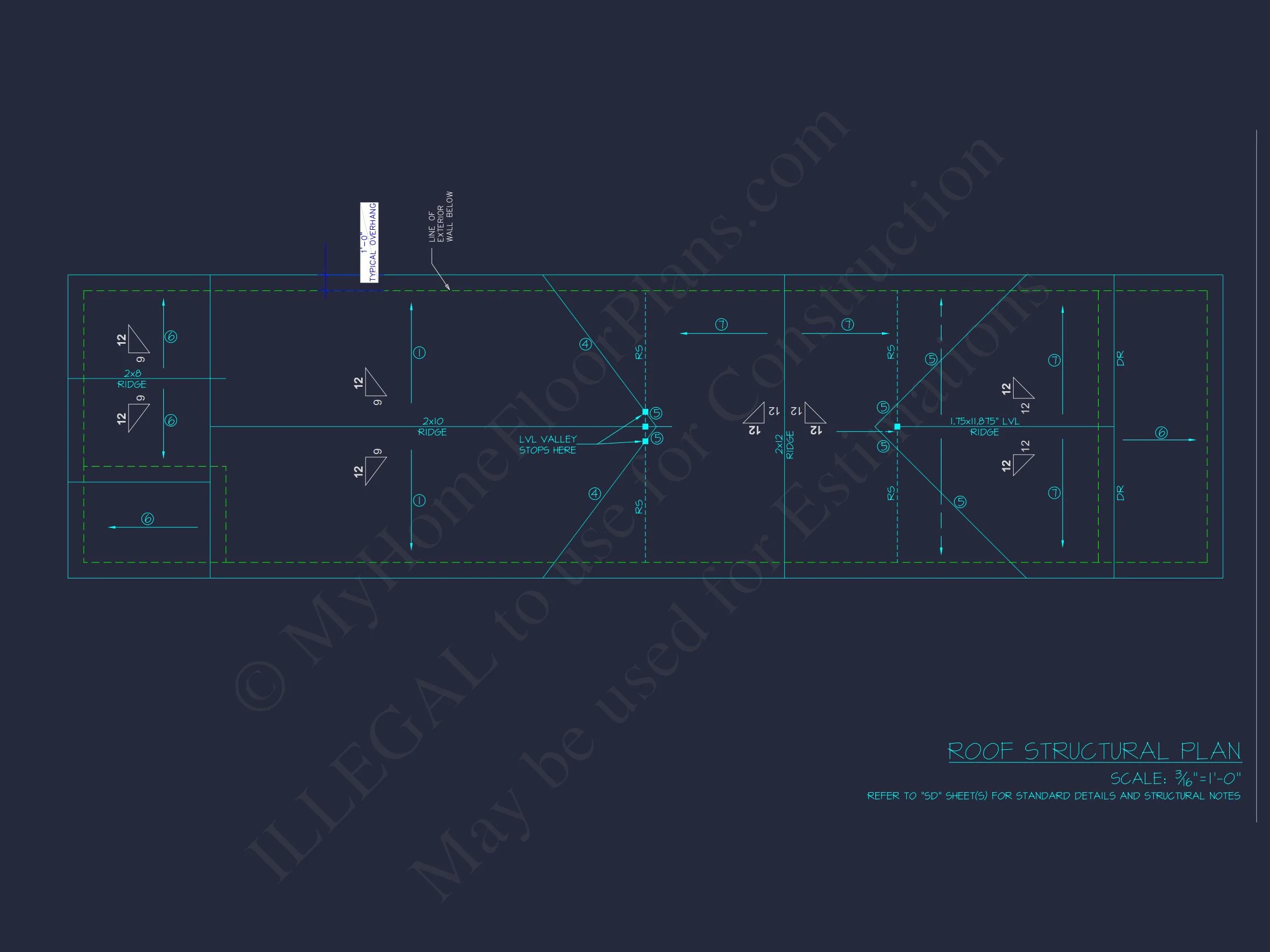 20-2132 HOUSE PLAN - Modern Farmhouse Plan - 3-Bed, 2.5-Bath, 2,035 SF 24 Modern Craftsman house Plan with Bonus Room and Open Floor Design