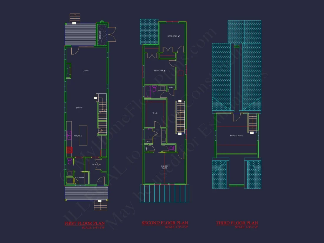 Modern Craftsman house Plan with Bonus Room and Open Floor Design